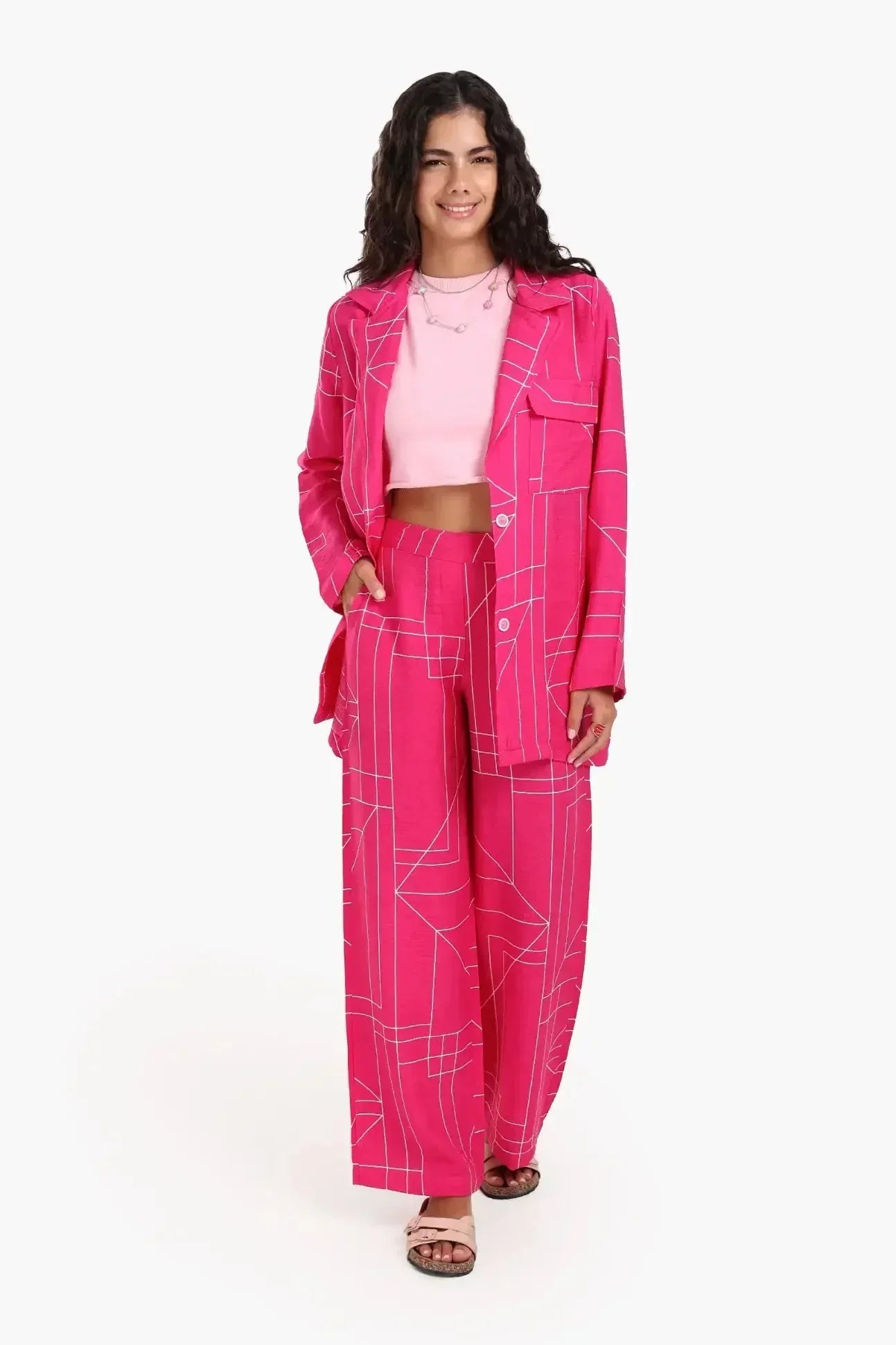 Carina - Lounge Pants with Geometric Pattern 10