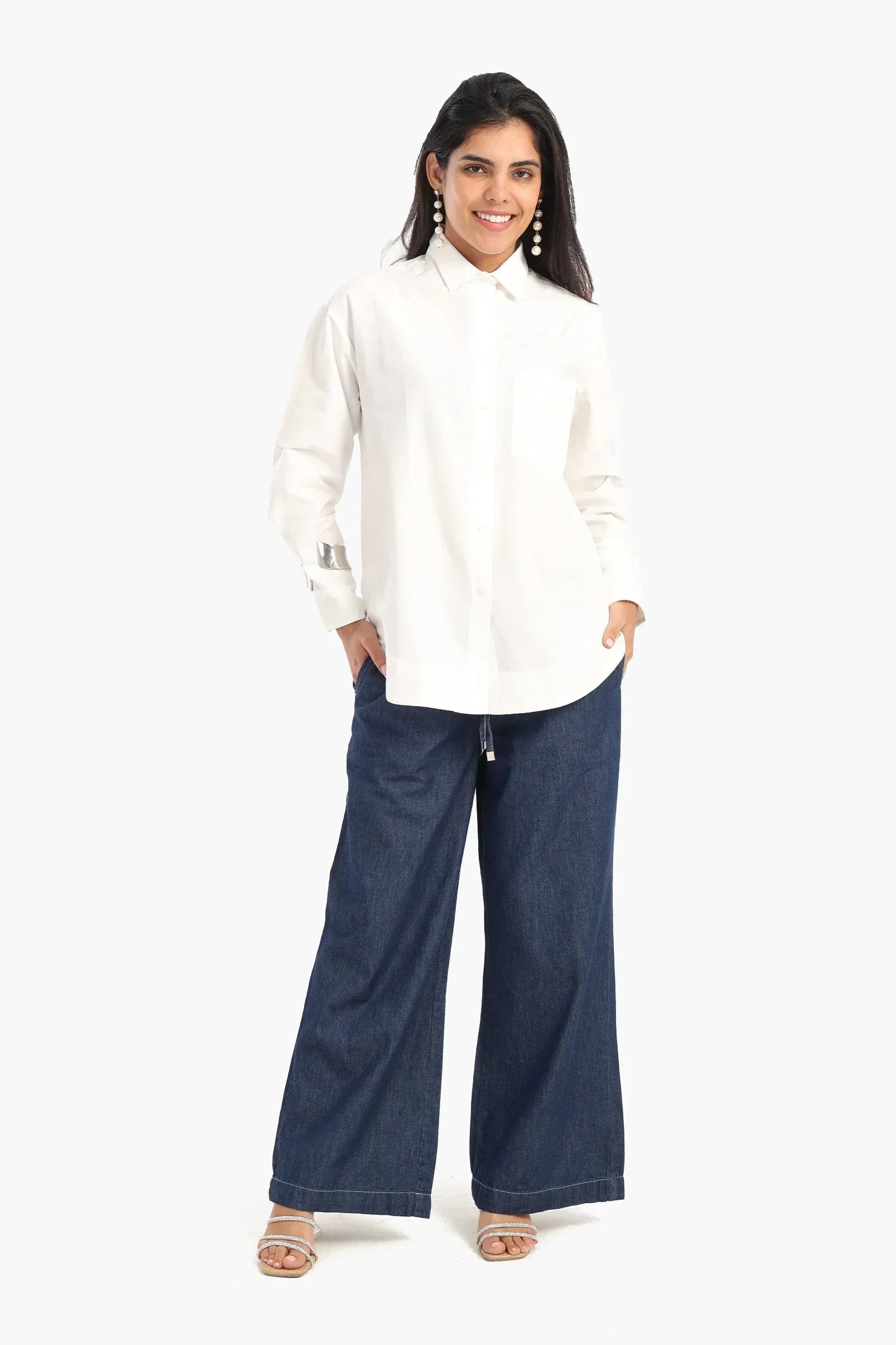 Clue - Viscose Relaxed Fit Shirt 9