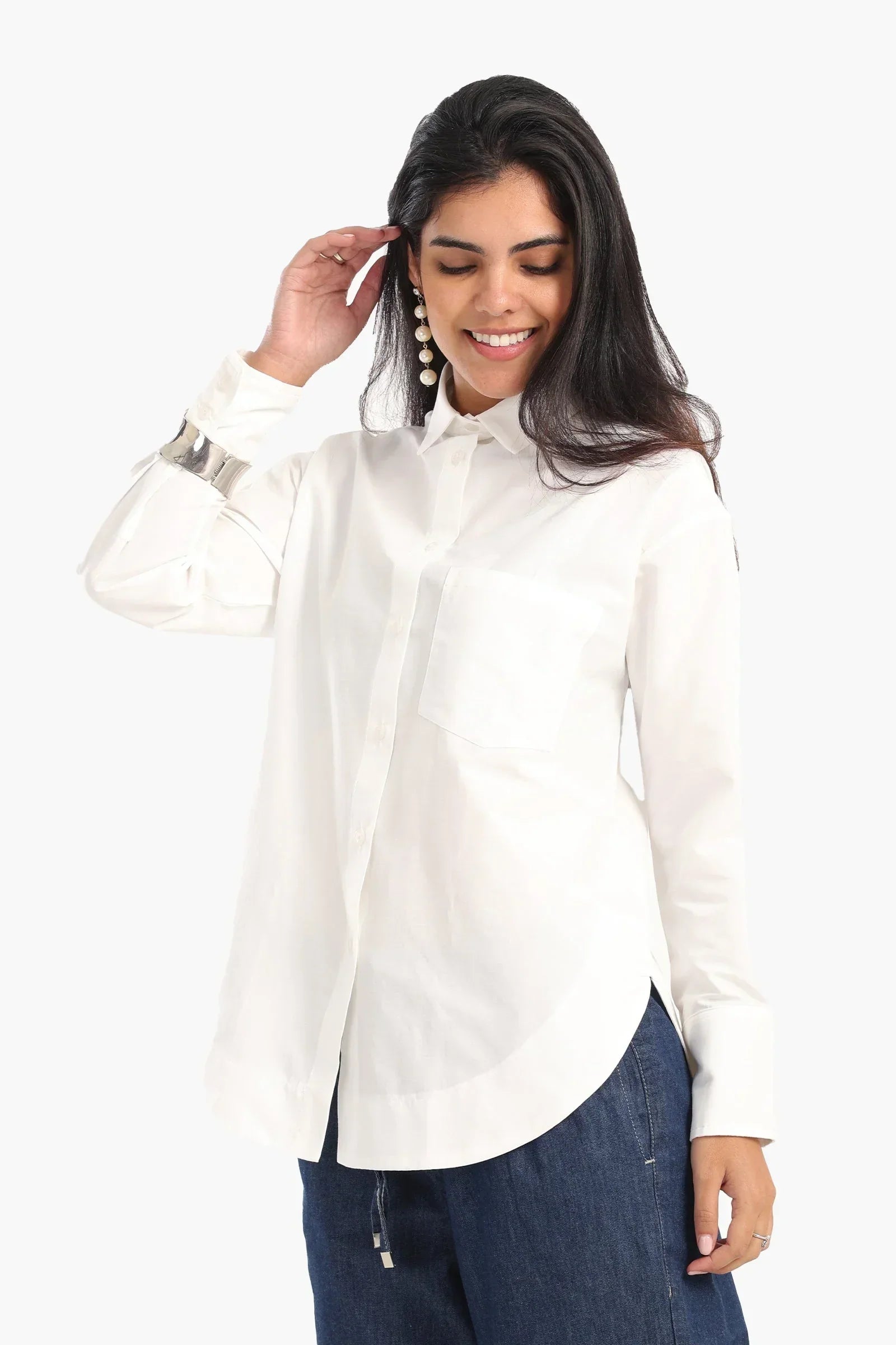 Clue - Viscose Relaxed Fit Shirt 7