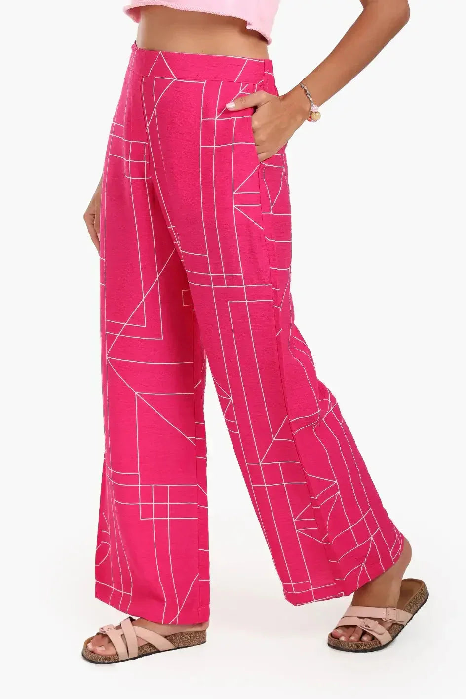 Carina - Lounge Pants with Geometric Pattern 5