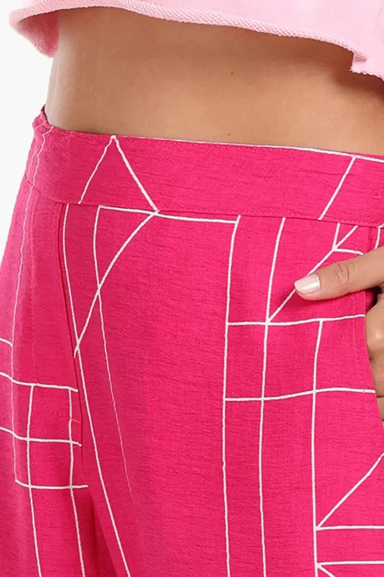 Carina - Lounge Pants with Geometric Pattern 8