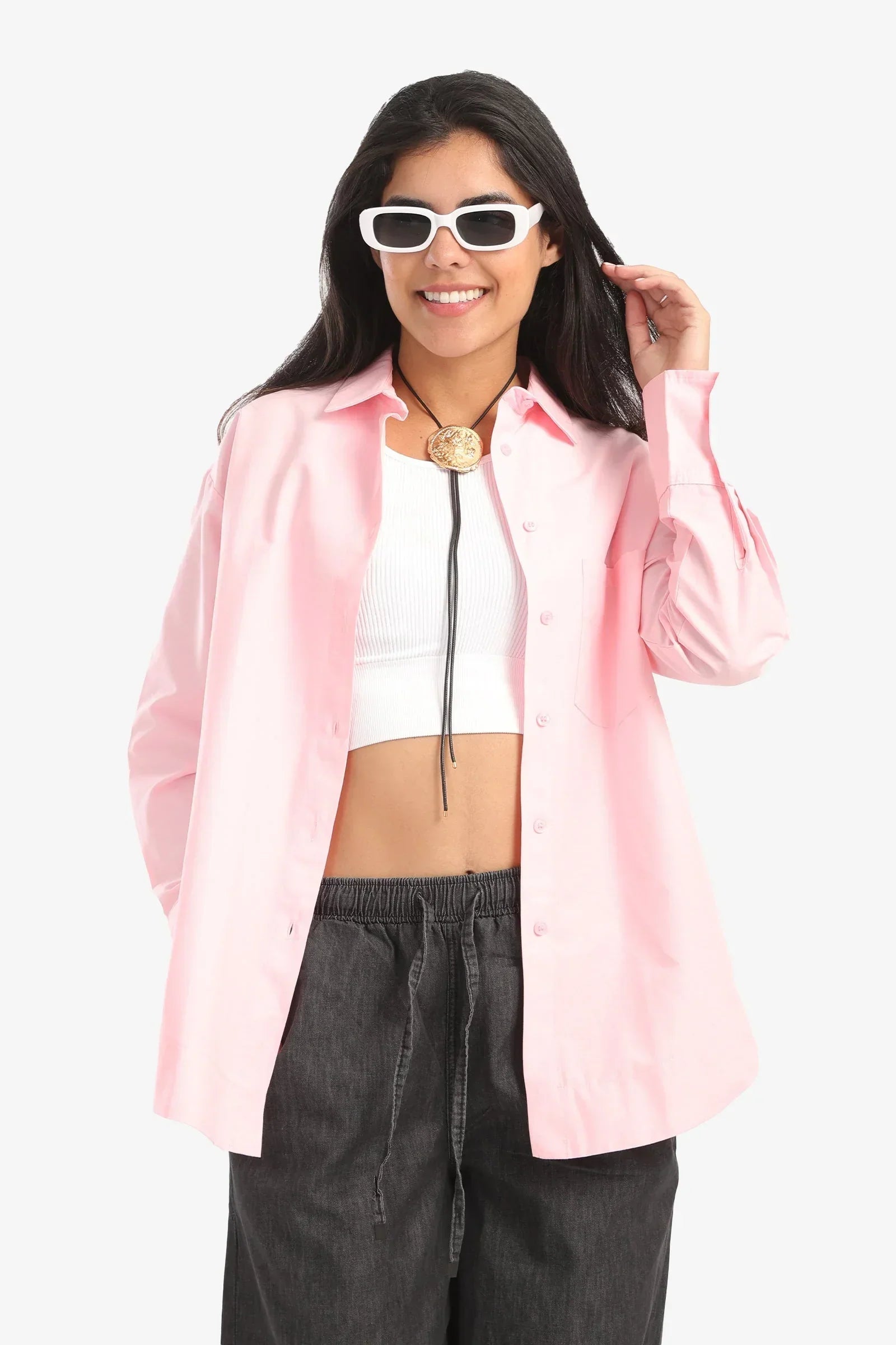 Clue - Viscose Relaxed Fit Shirt 4