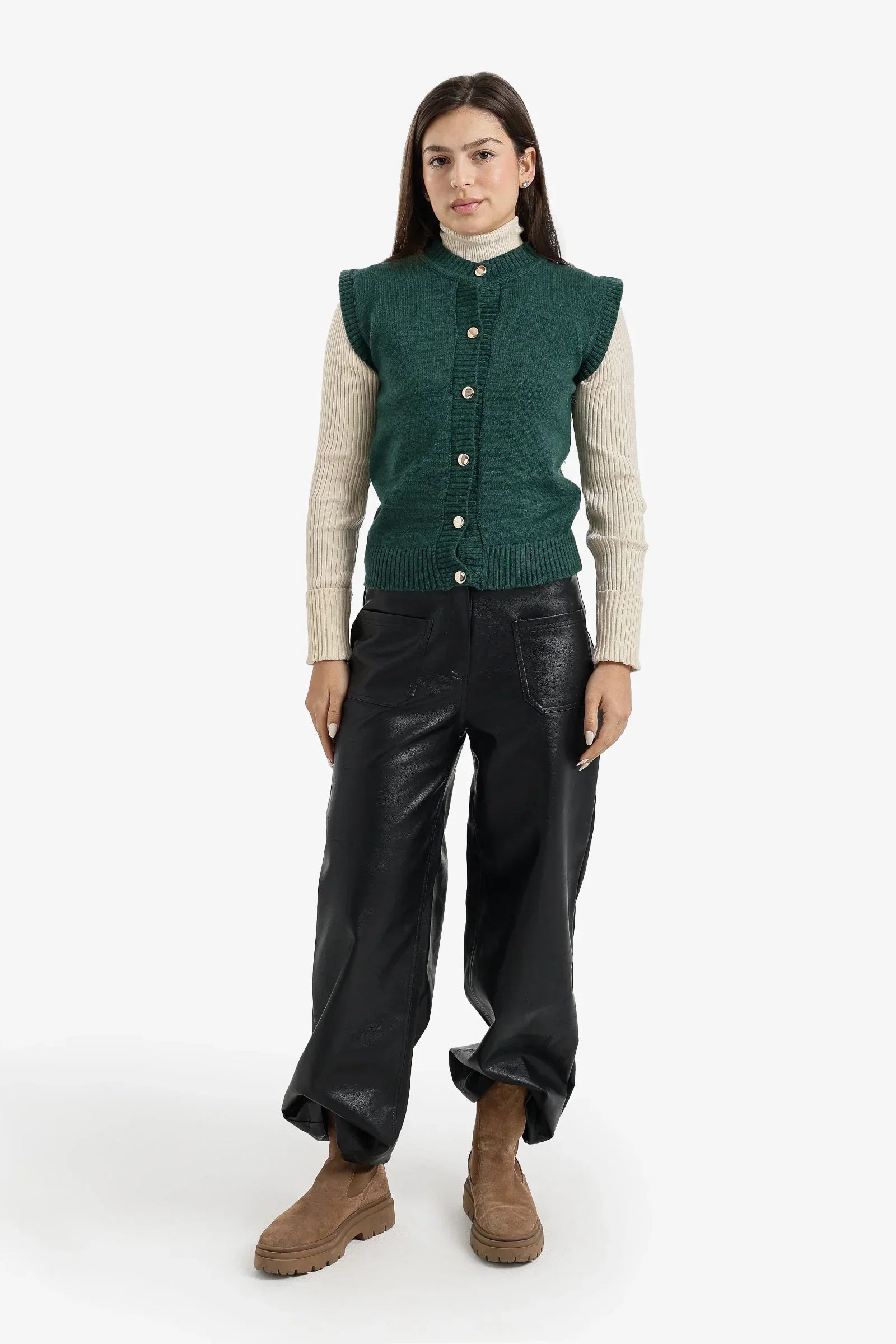 Carina - Button-Front Vest 15