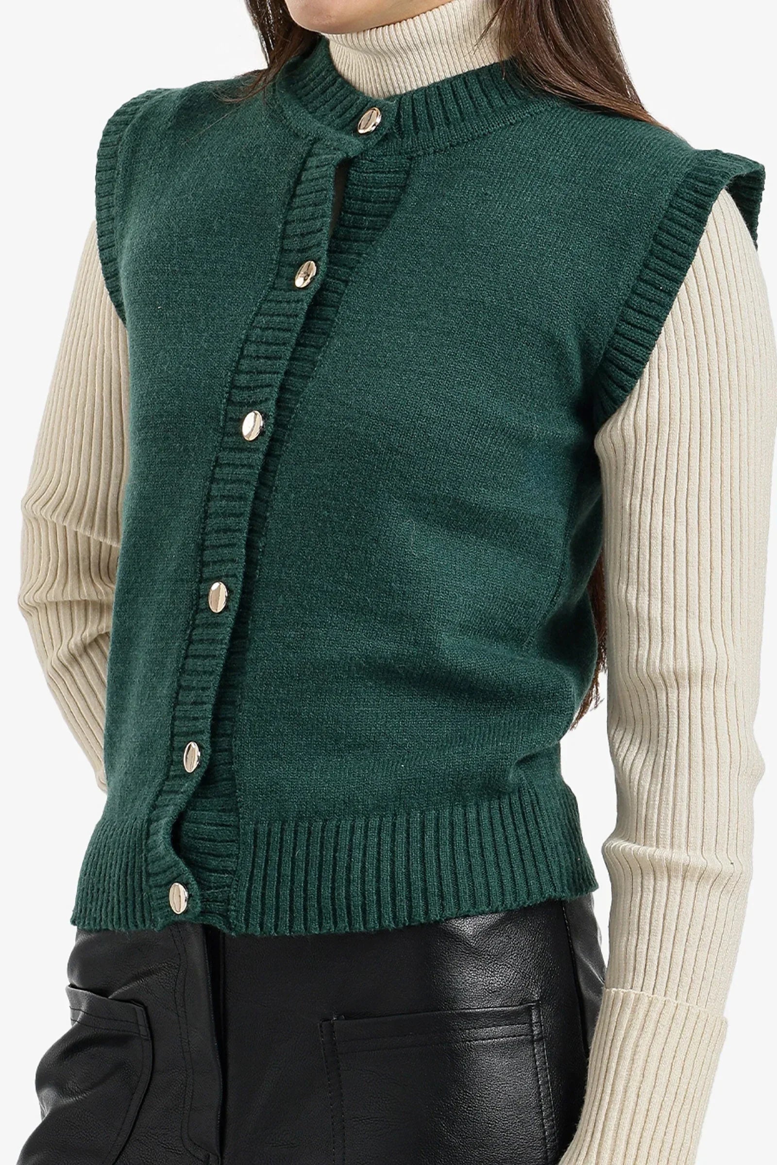 Carina - Button-Front Vest 4