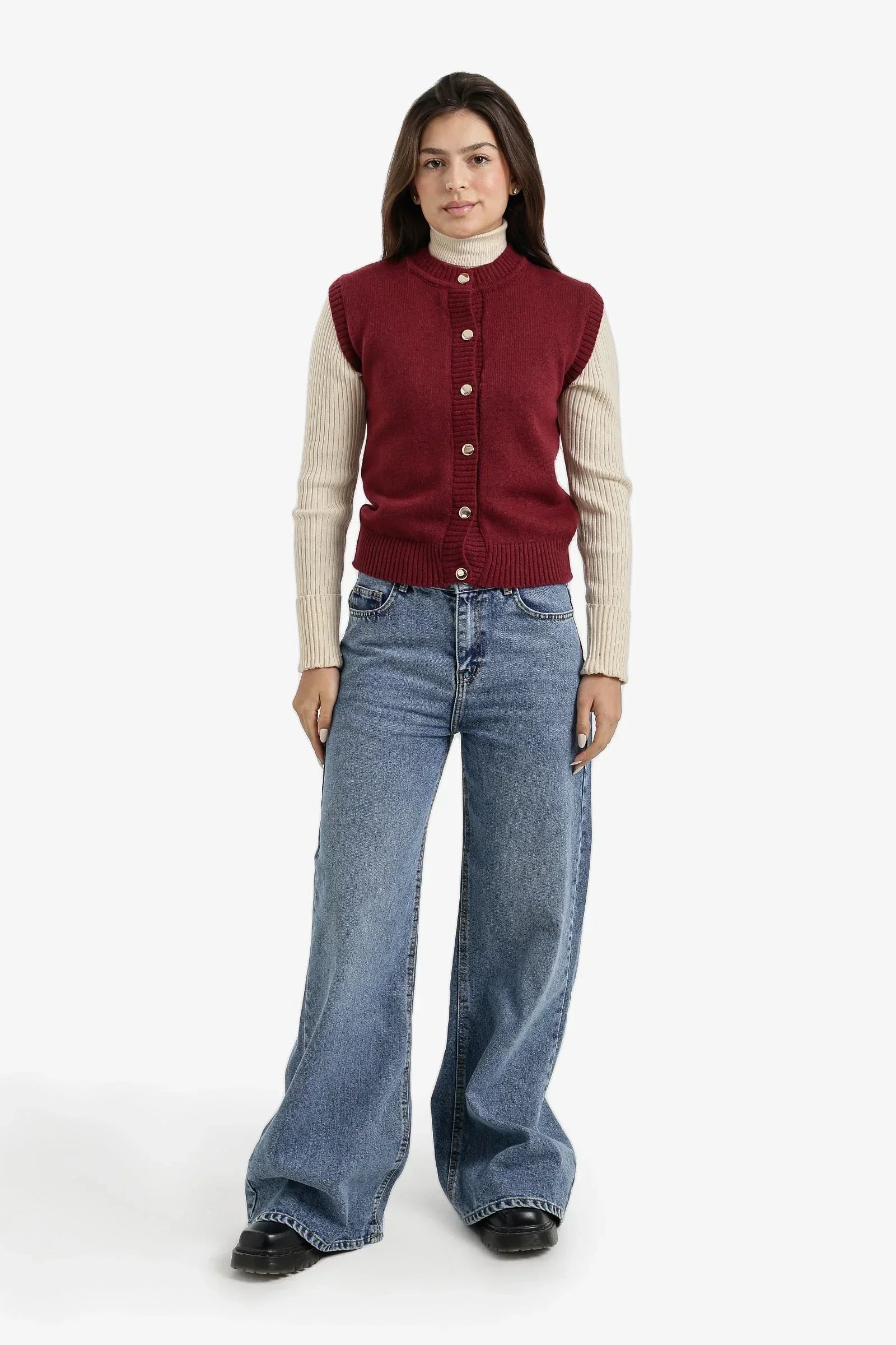 Carina - Button-Front Vest 12