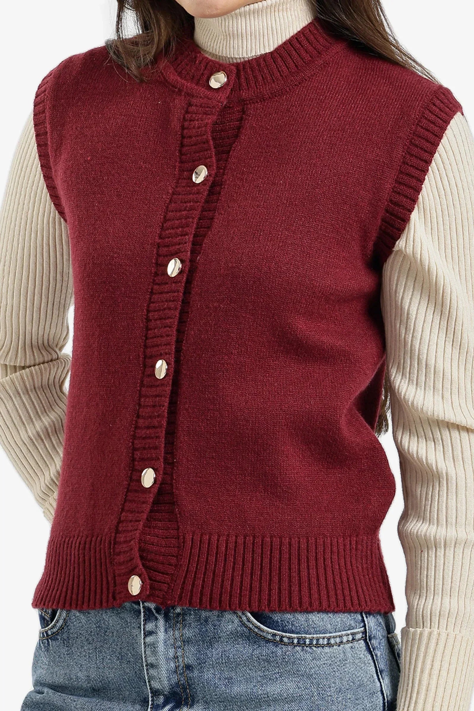 Carina - Button-Front Vest 10