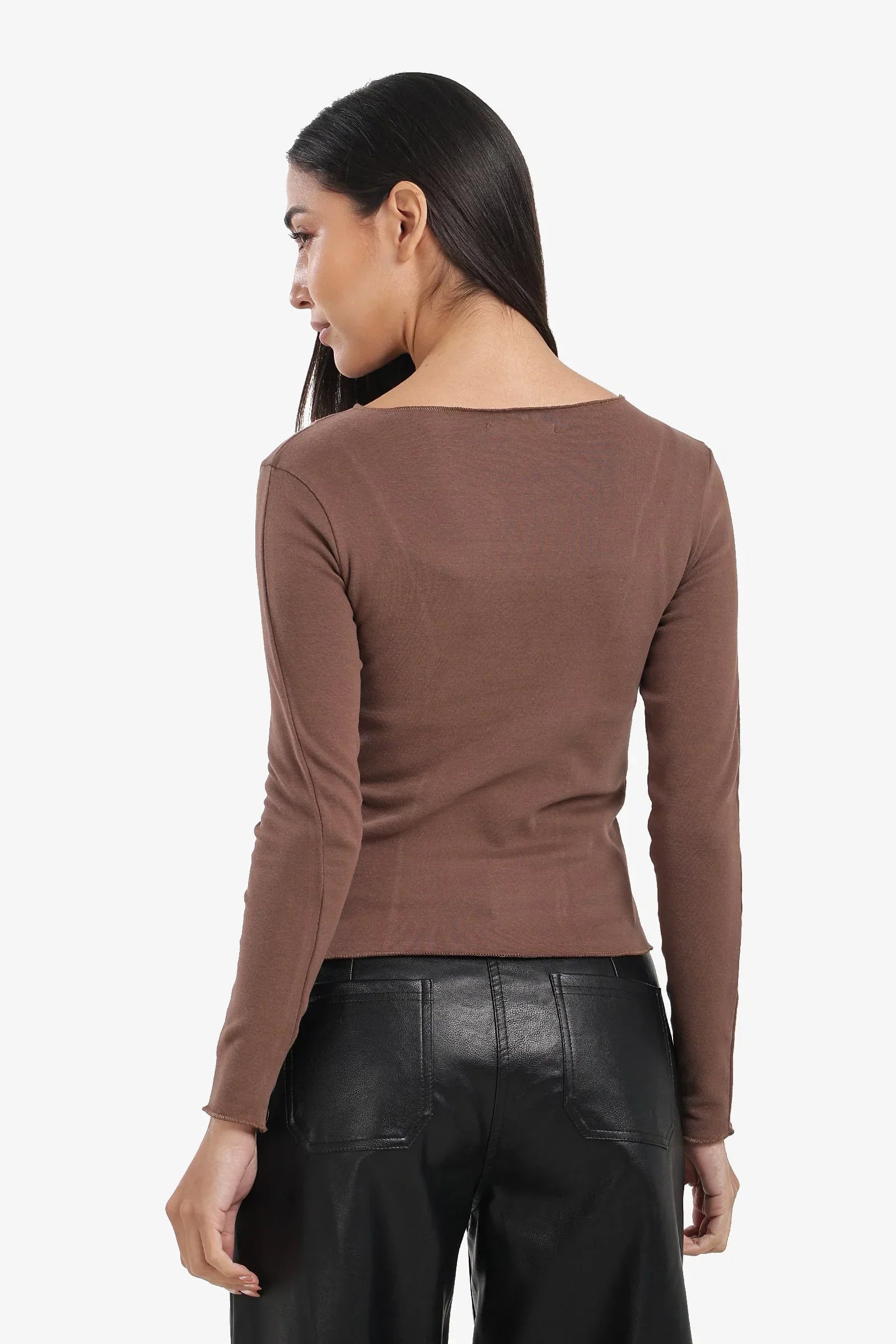 Carina - Slim Boat Neck Top 3