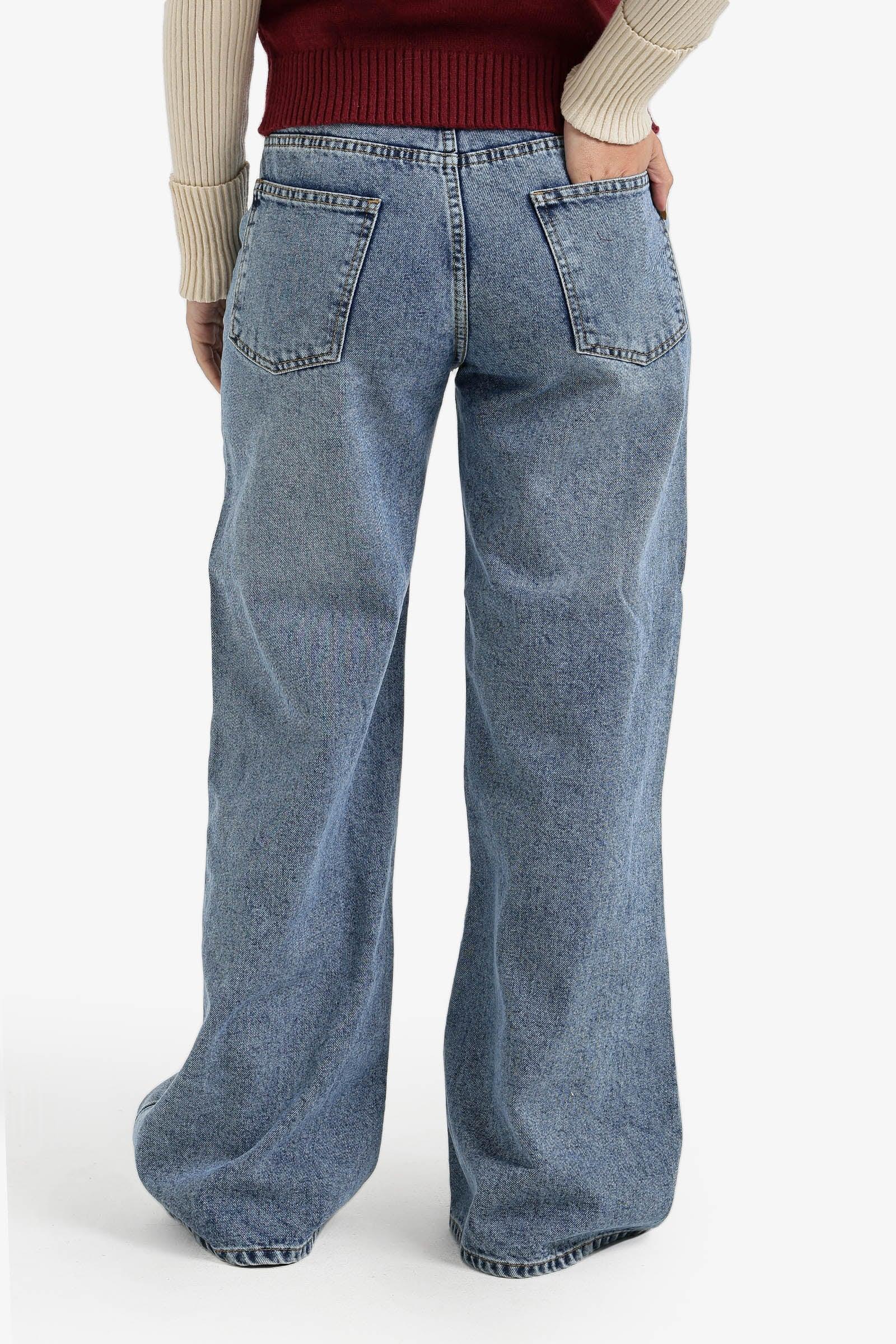 Carina - Wide-Leg Denim Pants 2