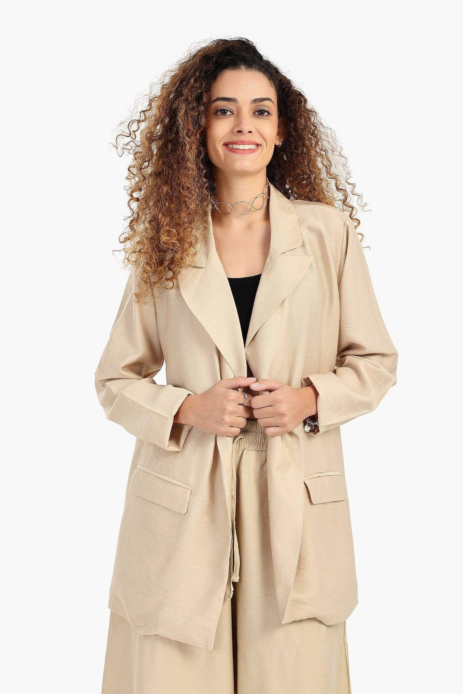 Carina - Notch Collar Lounge Blazer 5