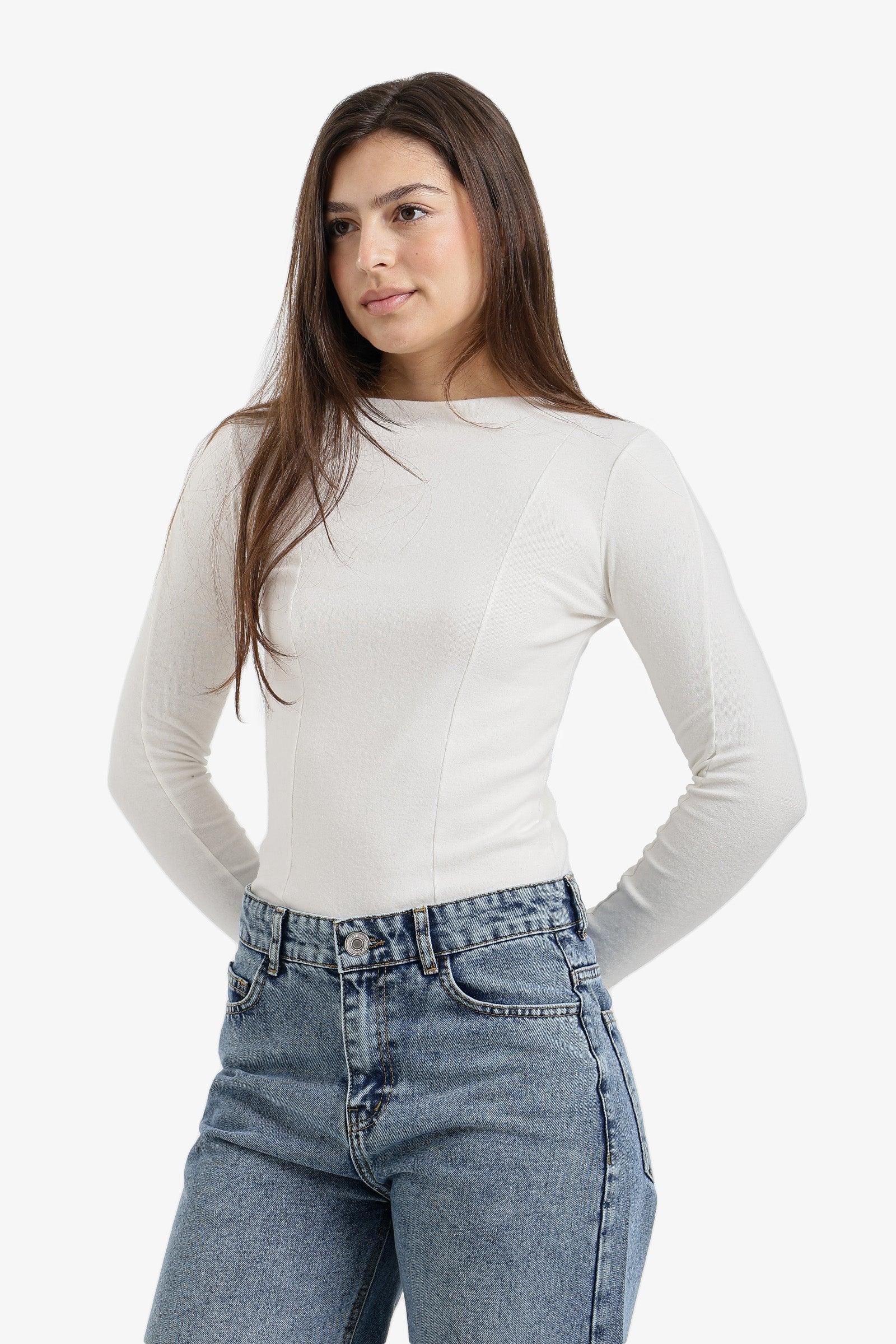 Carina - Slim Boat Neck Top 5