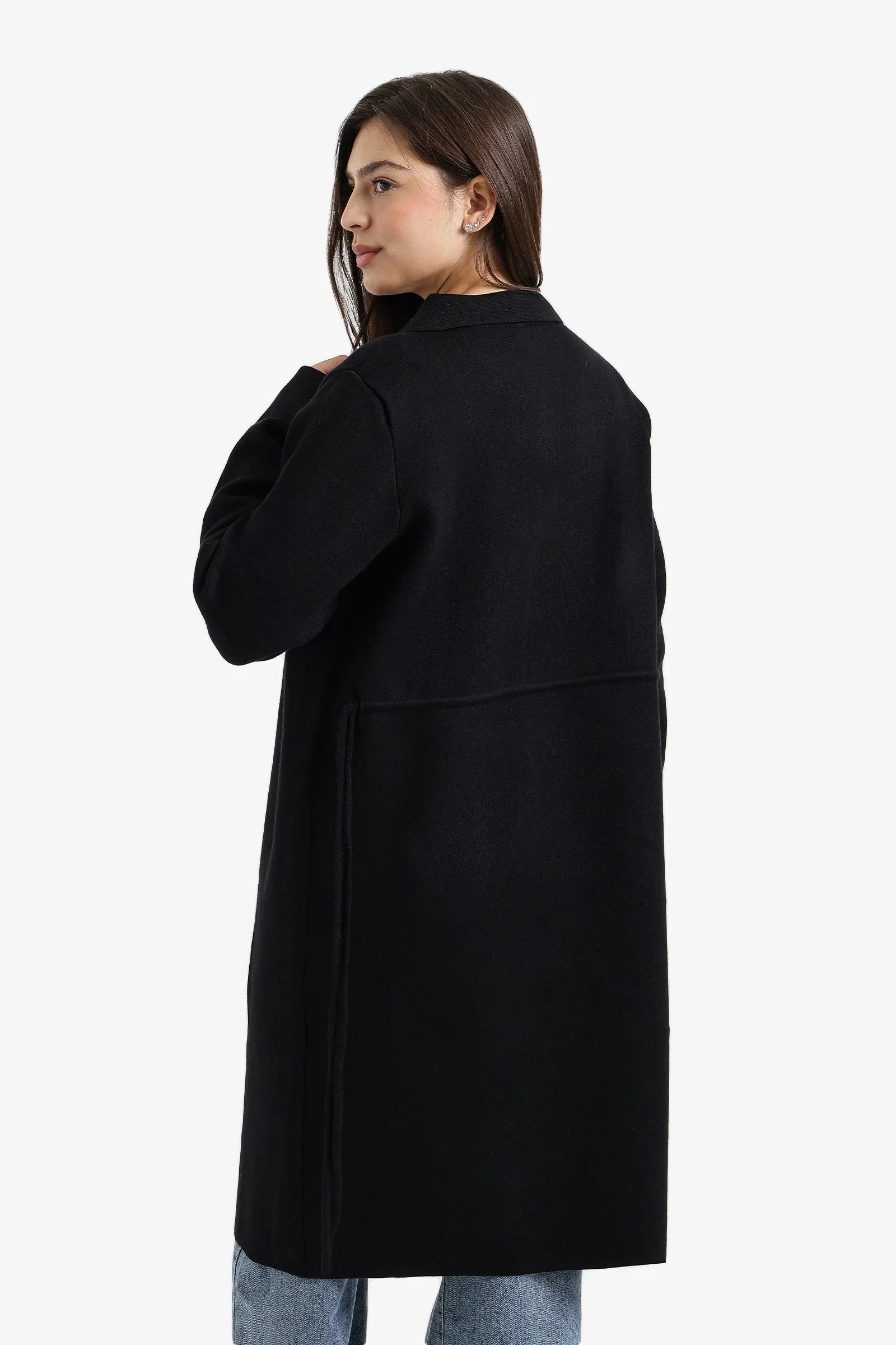 Carina - Knee-Length Belted Coat 5