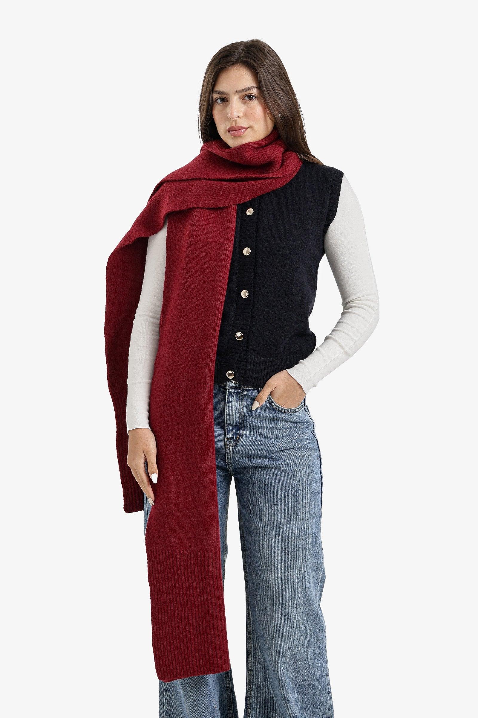 Carina - Knitted Rectangular Scarf 2