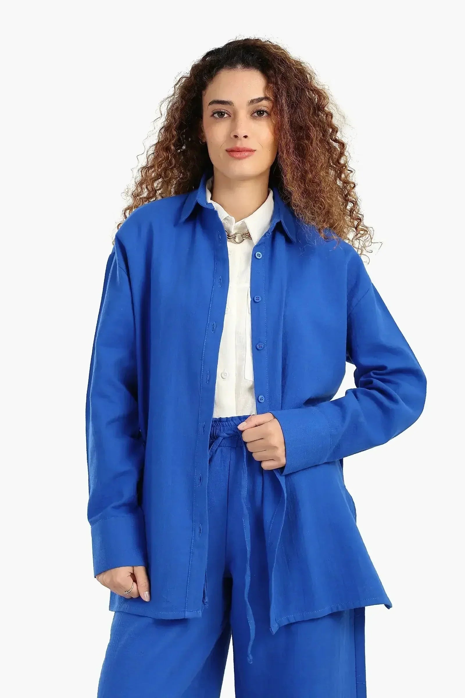 Carina - Button-Up Lounge Shirt 3