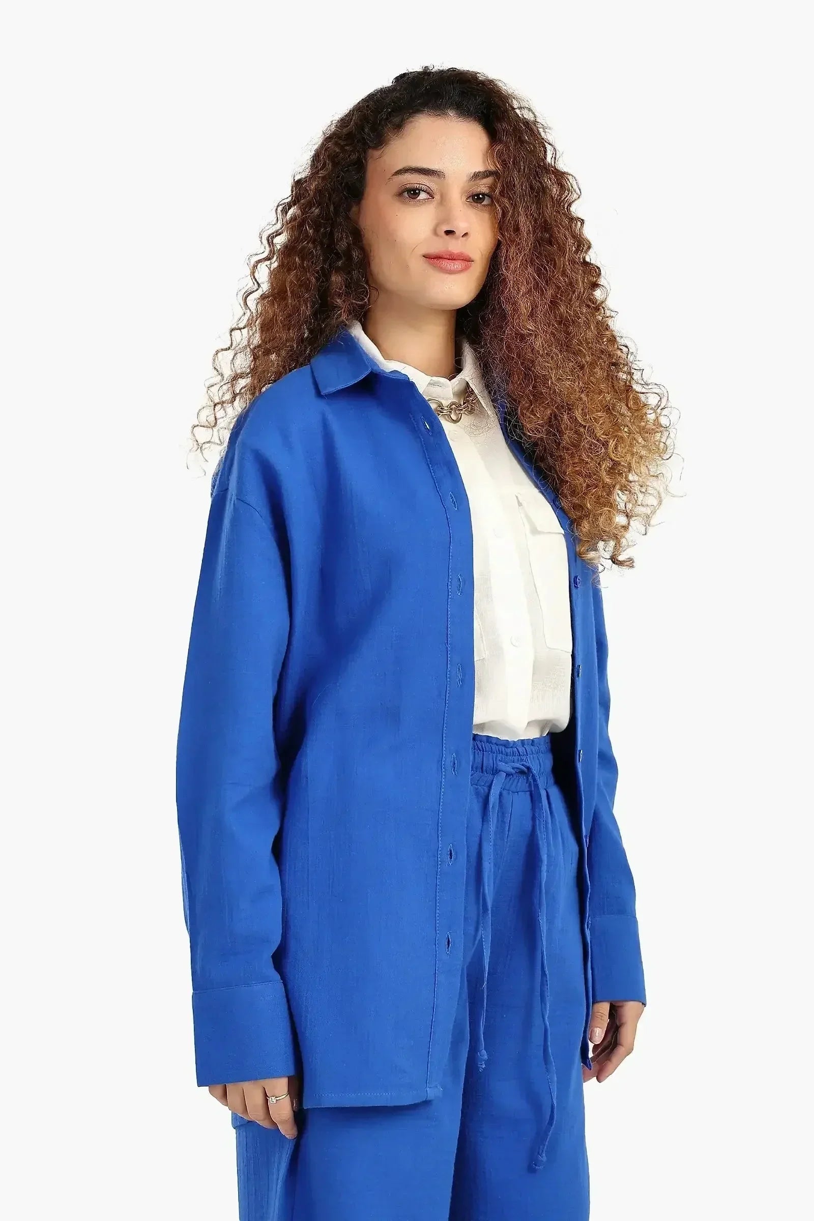 Carina - Button-Up Lounge Shirt 4