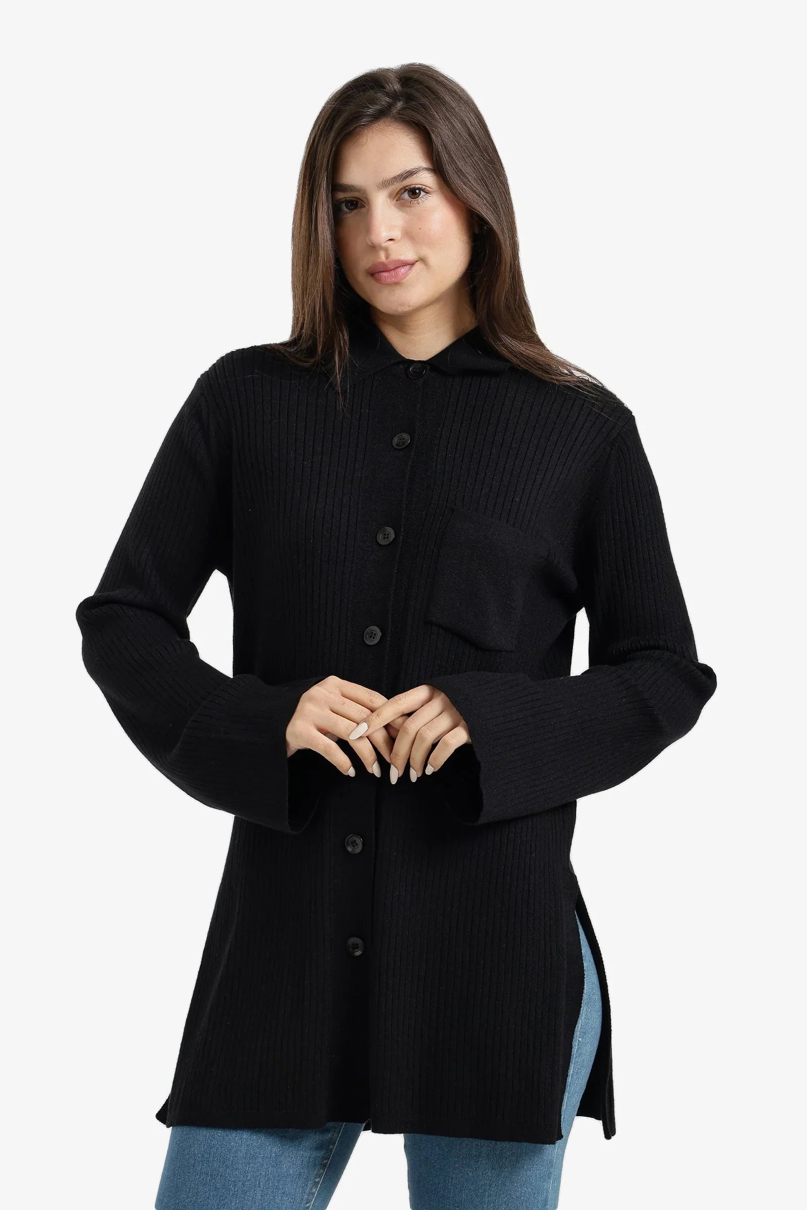 Carina - Long Striped Cardigan 6