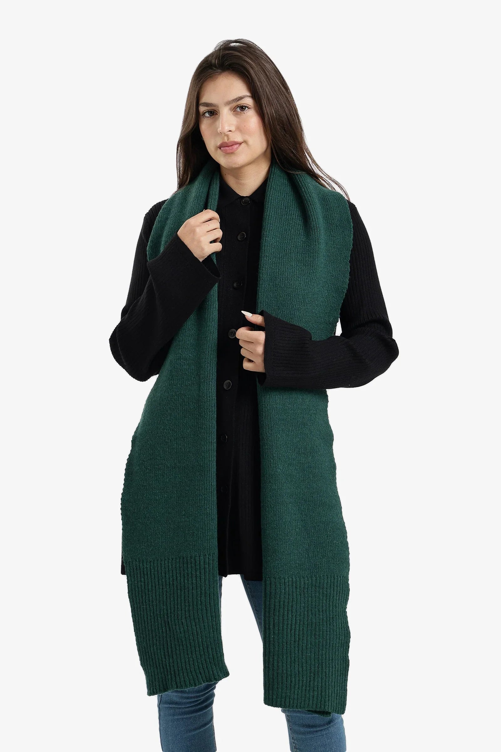 Carina - Knitted Rectangular Scarf 3