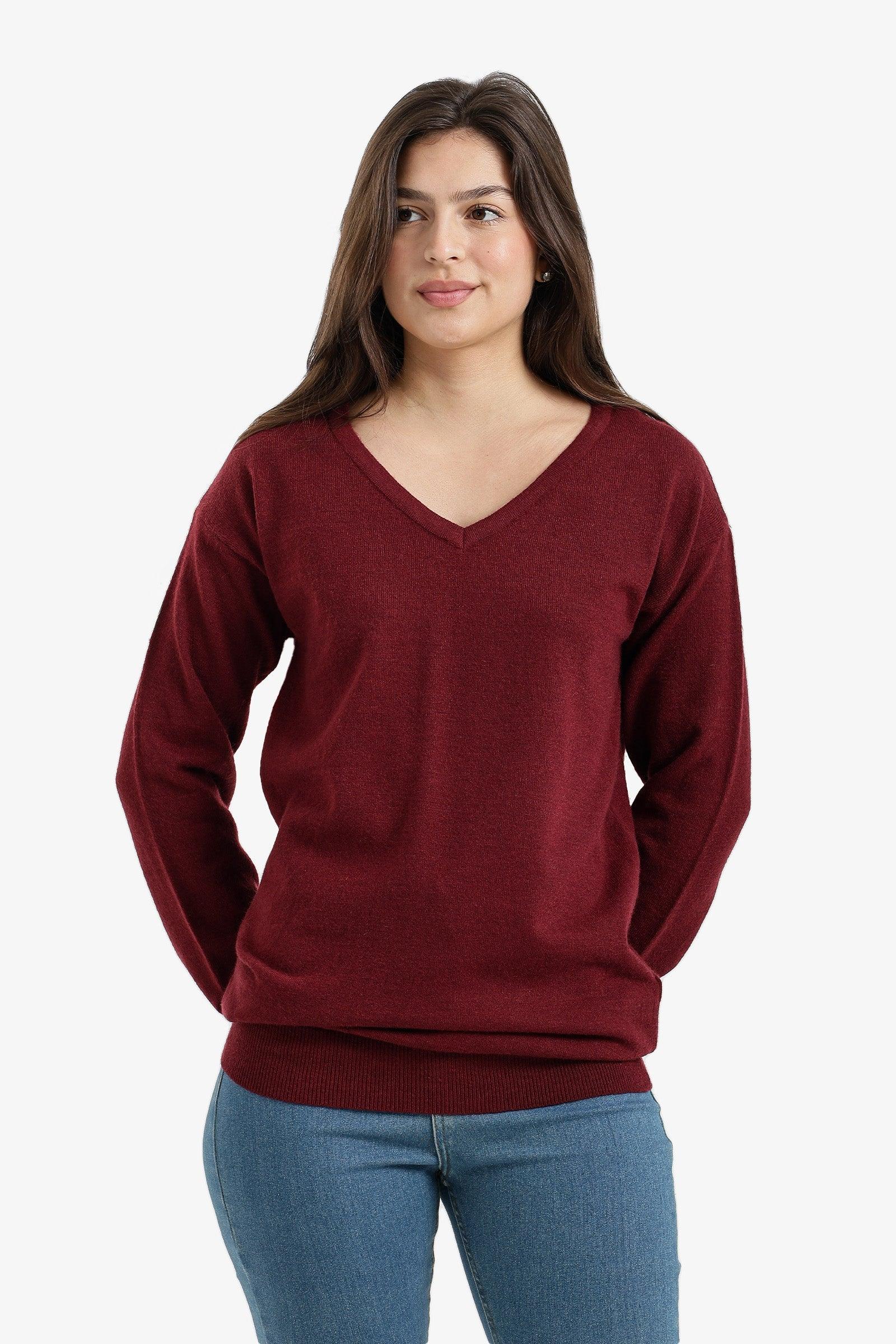 Carina - V-Neck Knit Pullover 1