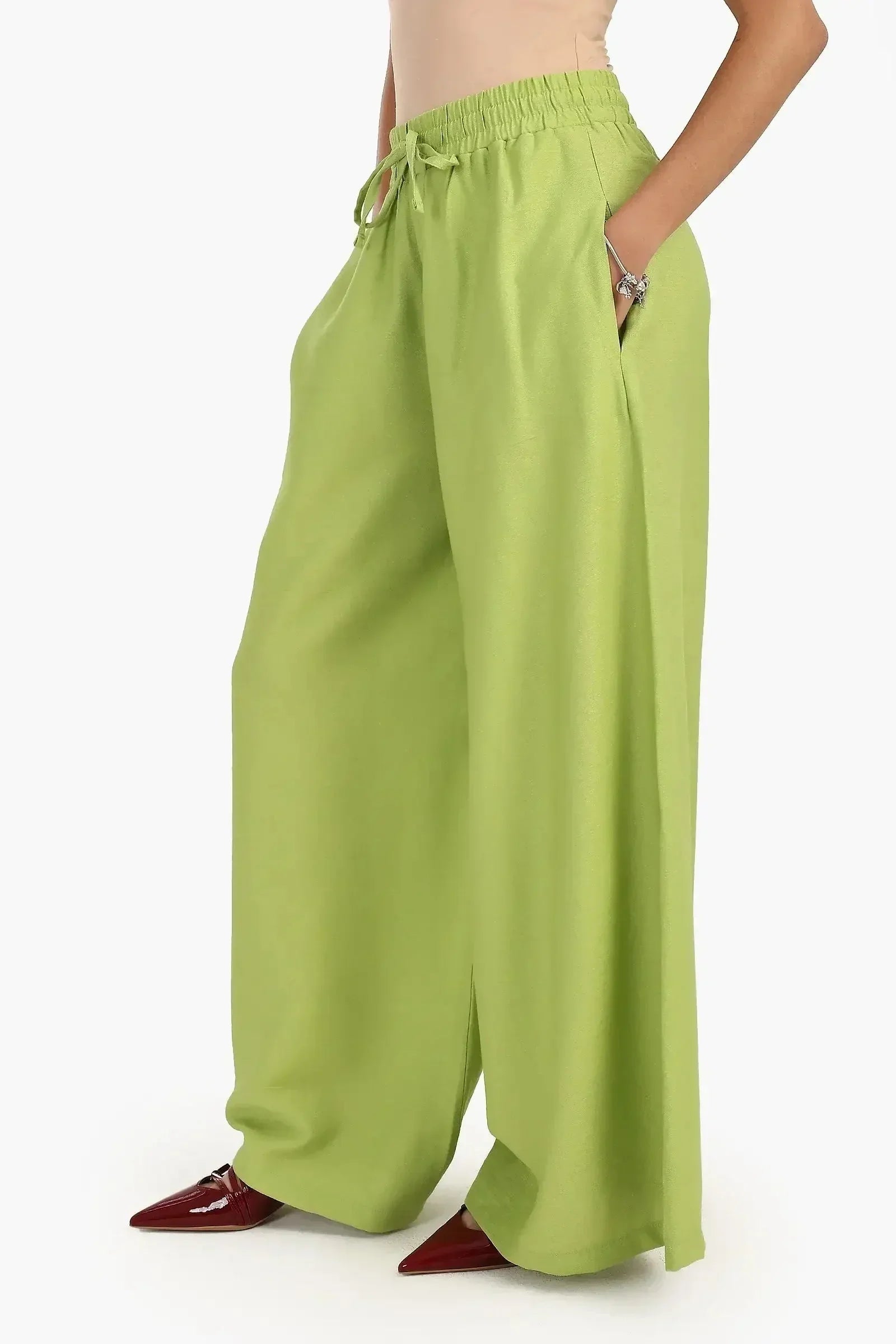 Carina - Linen Wide Leg Pants 5
