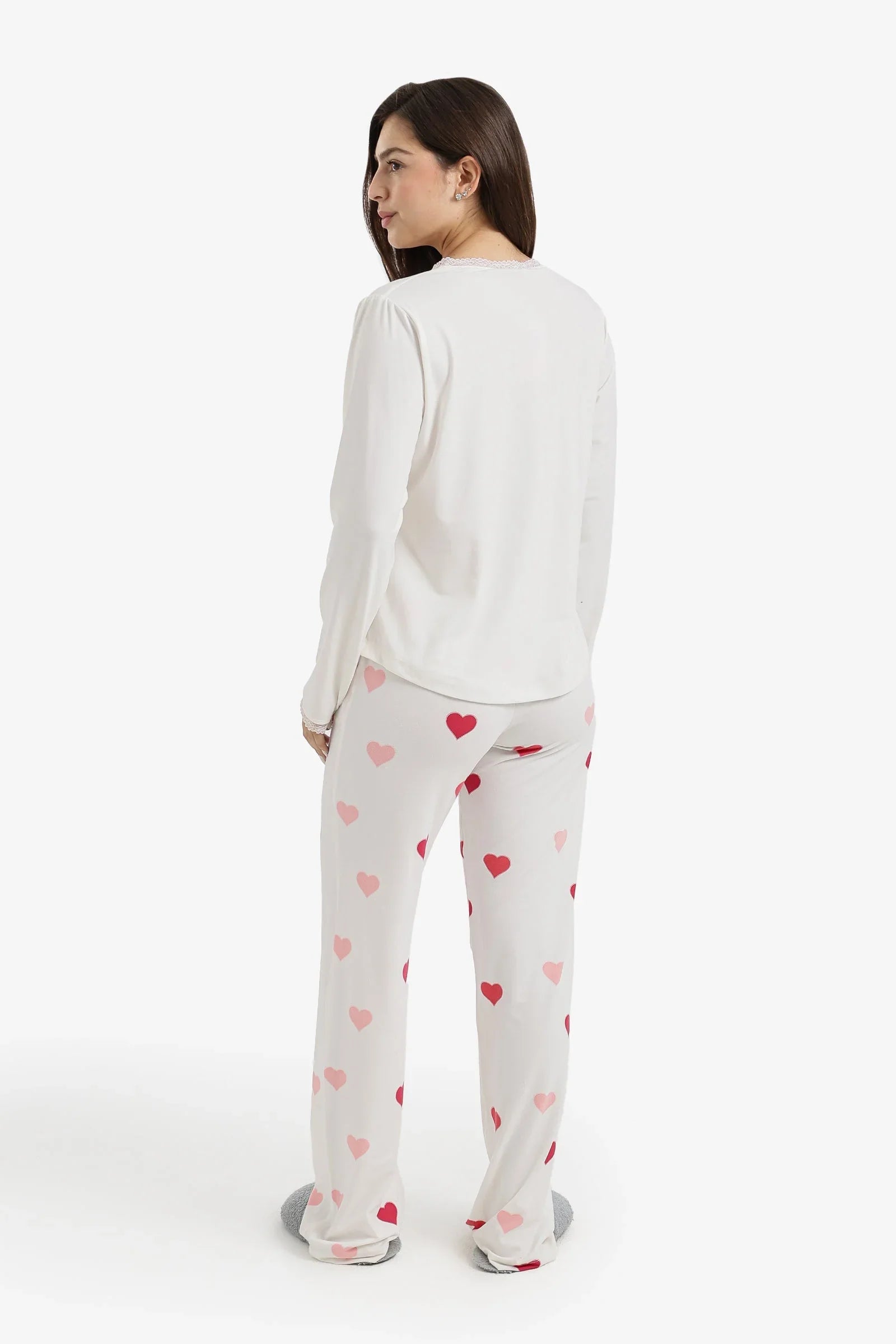 Carina - Lace-Neck Pyjama set 3