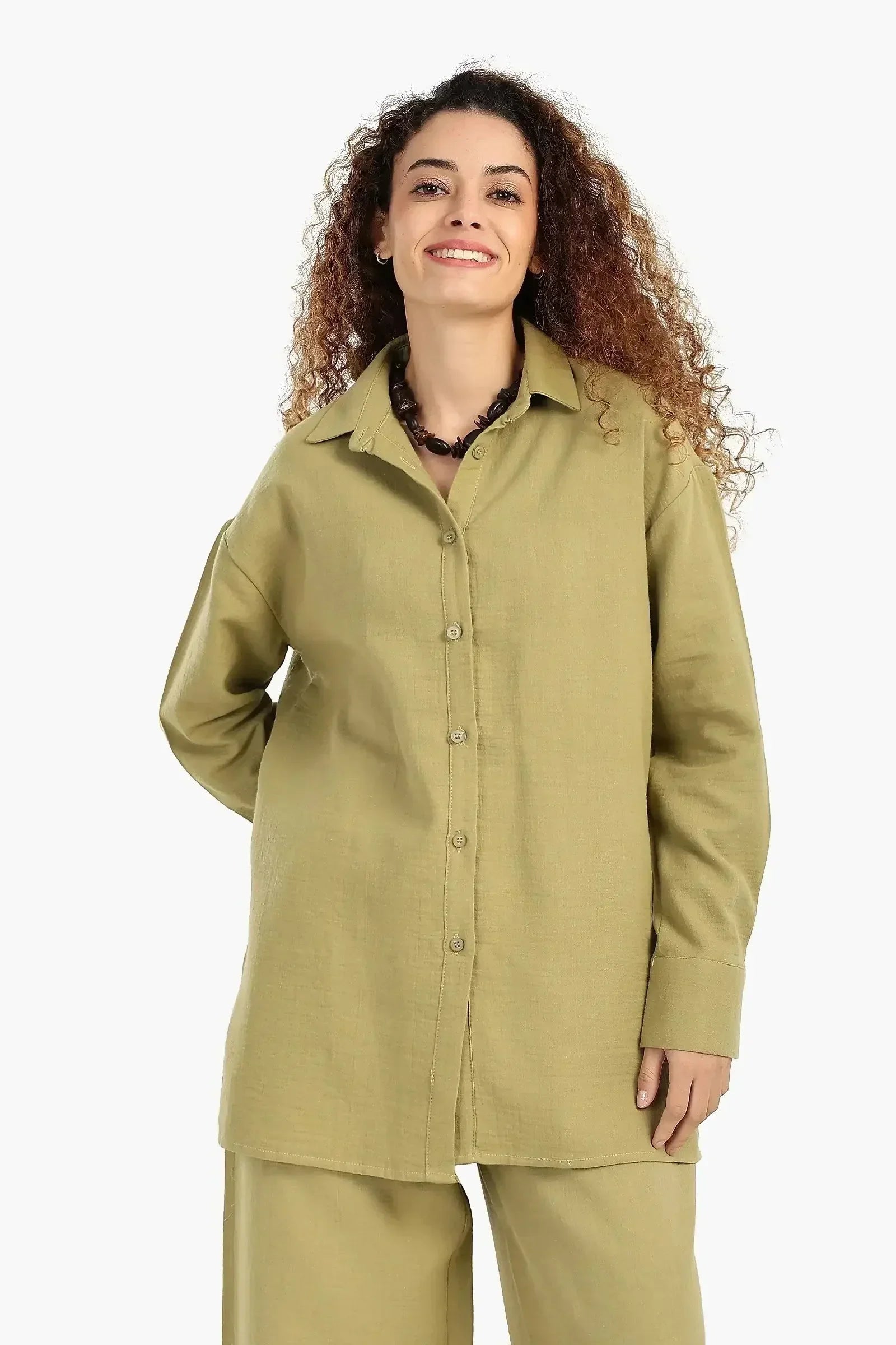 Carina - Button-Up Lounge Shirt 13