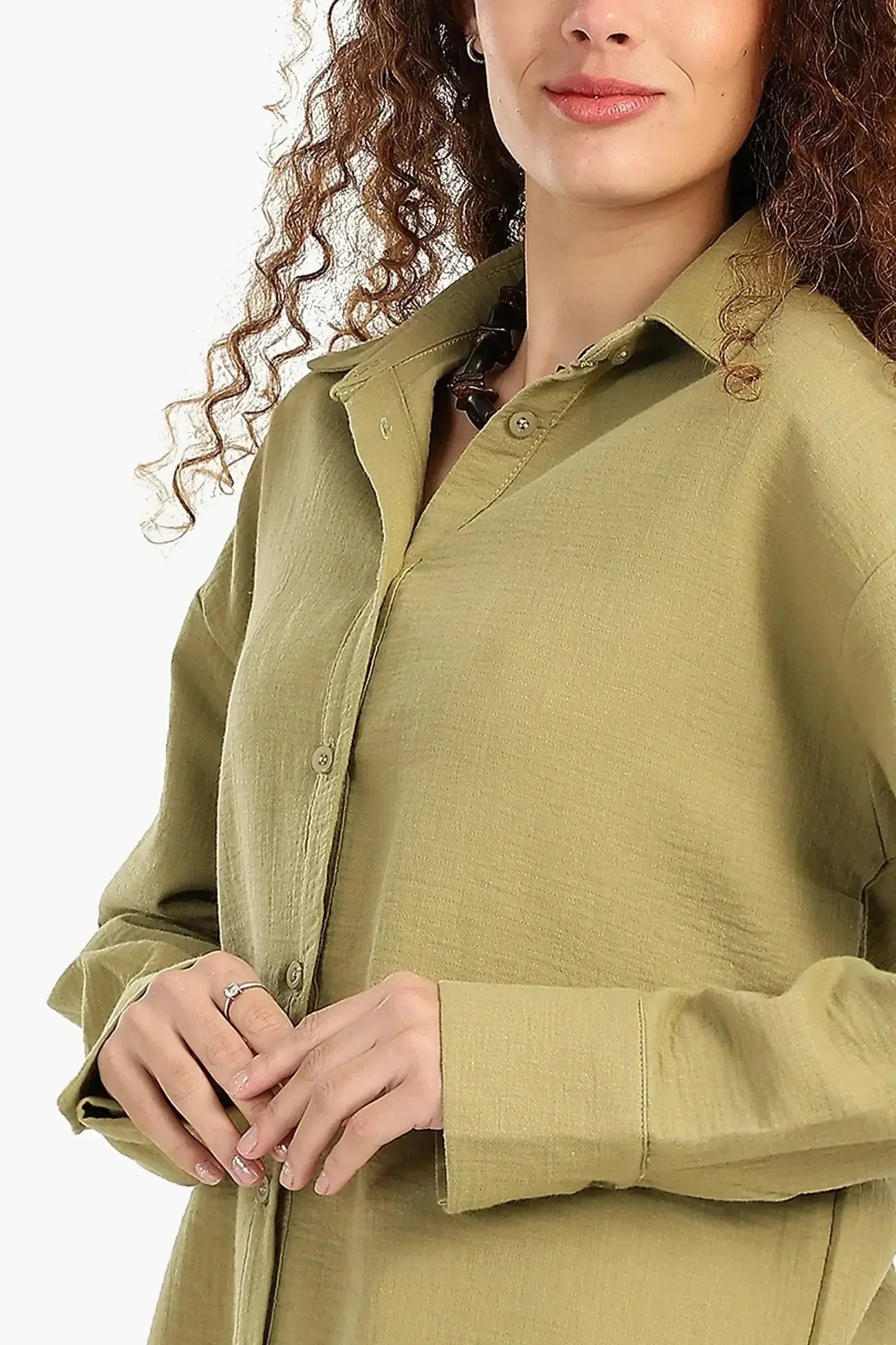 Carina - Button-Up Lounge Shirt 2