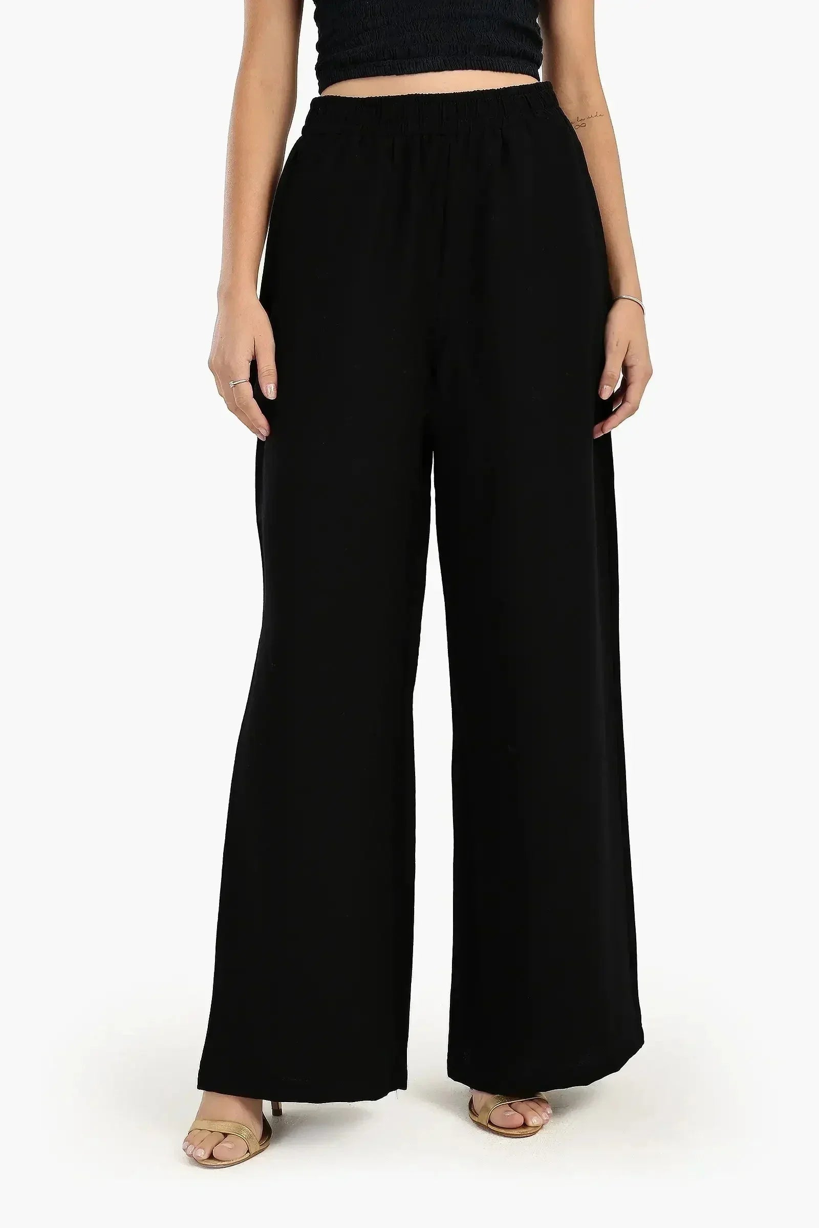 Carina - Relaxed Fit Solid Pants 5
