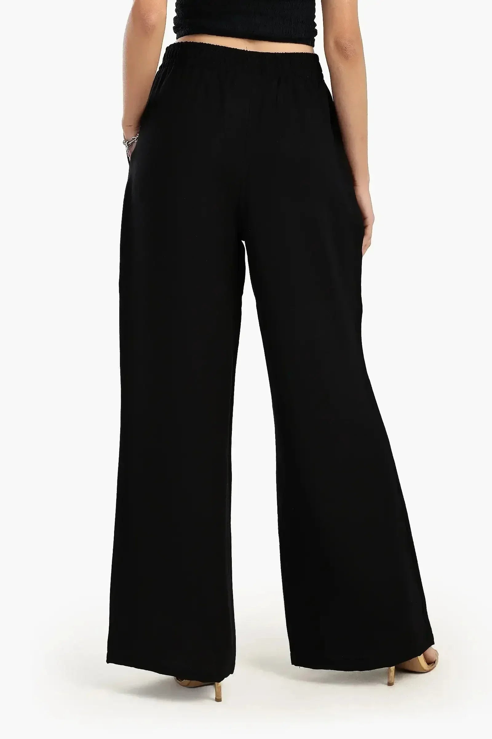Carina - Relaxed Fit Solid Pants 3