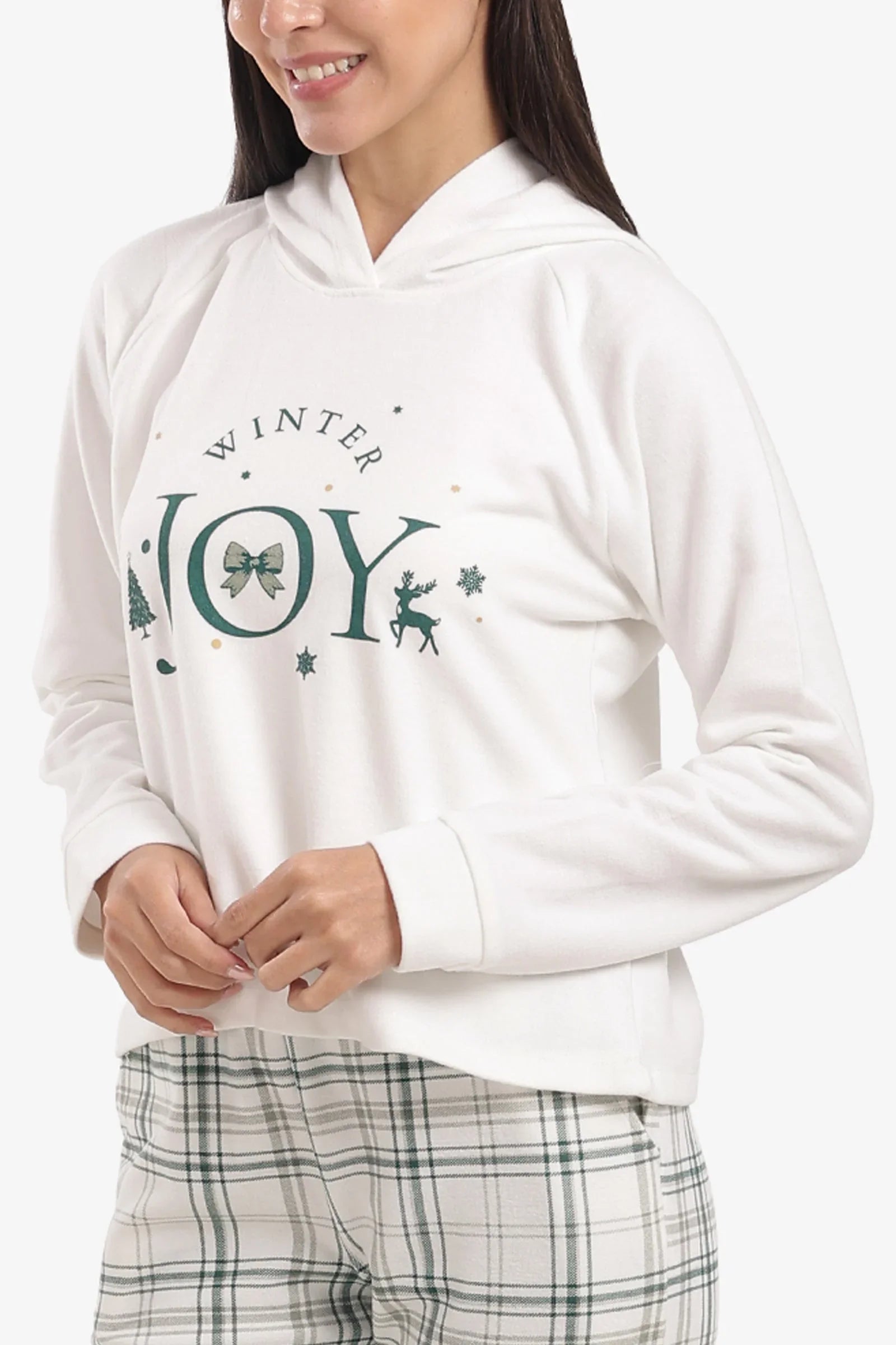 Carina - Hooded Neck Pyjama Set 4