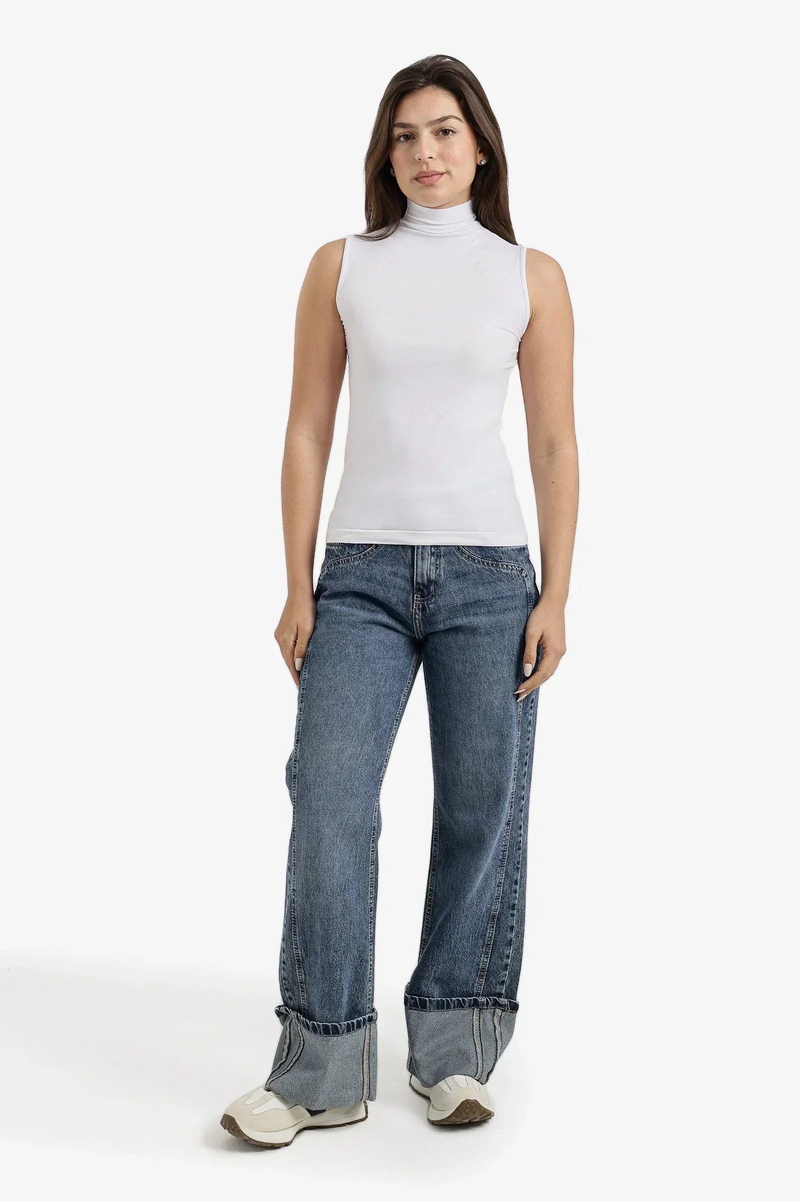 Carina - Sleeveless High Neck Top 5