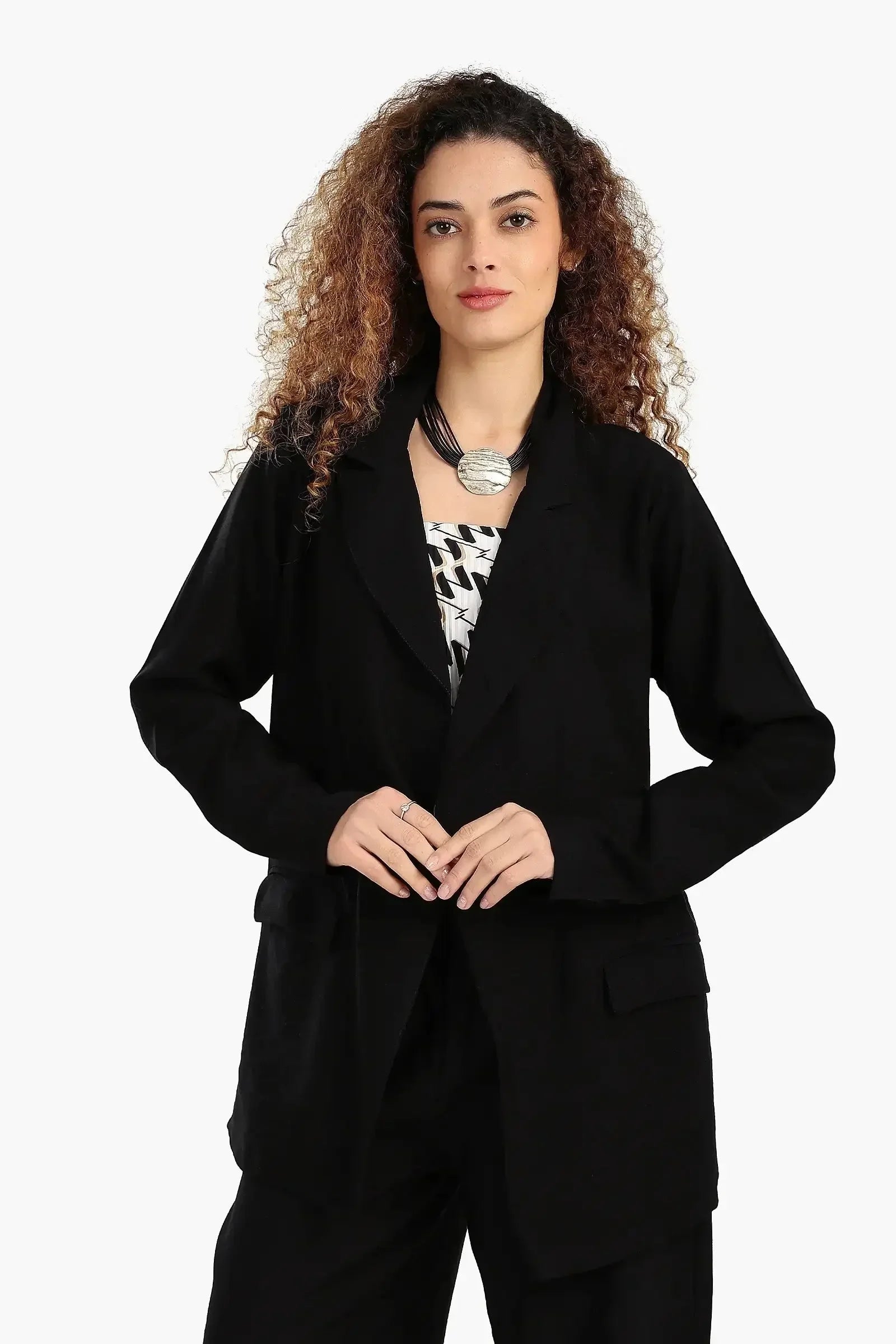 Carina - Notch Collar Lounge Blazer 8