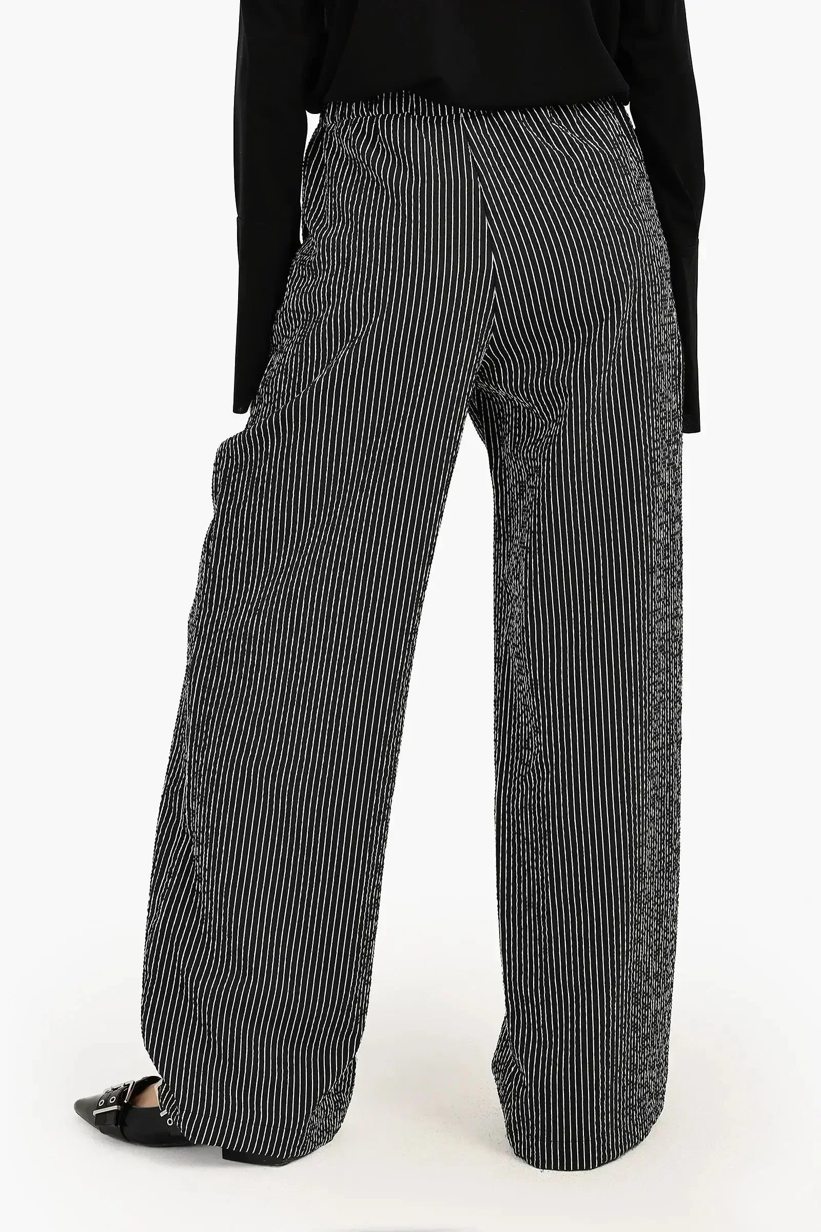 Carina - Striped Wide-Leg Pants 4