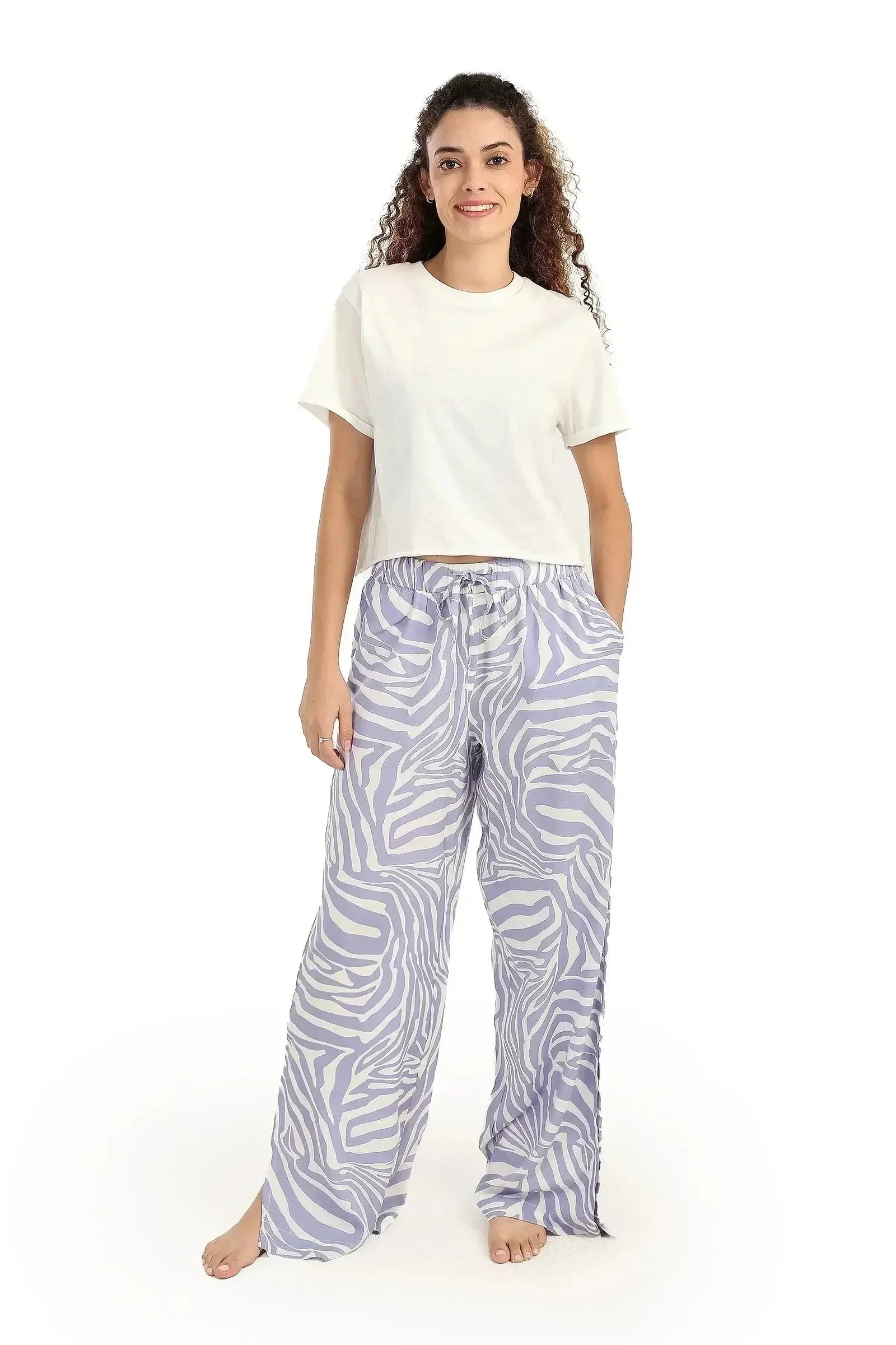 Carina - Pyjama Pants with Side Pockets 5