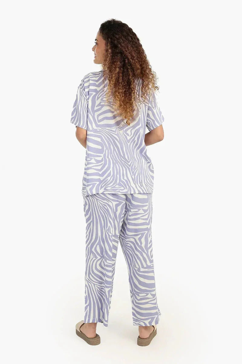 Carina - Colored Button-Up Pyjama Set 3