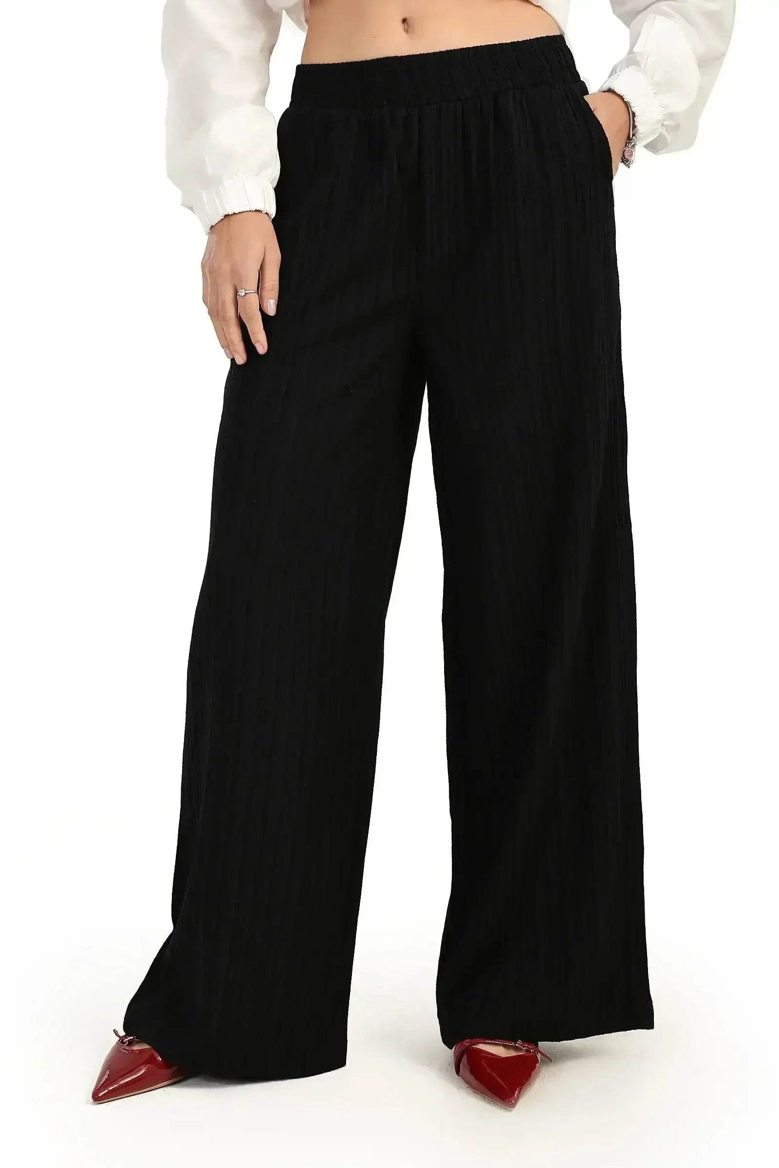 Carina - Comfy Self Pattern Pants 2