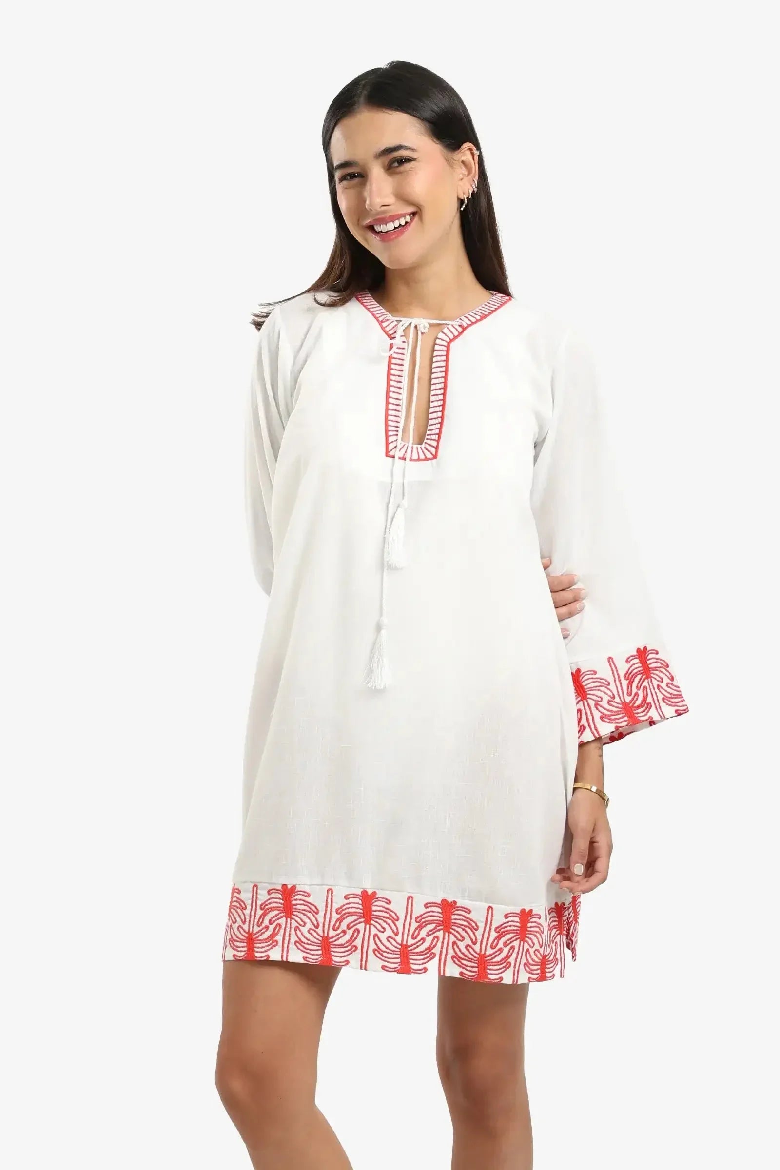 Carina - Flowy Beach Cover-Up Dress 1