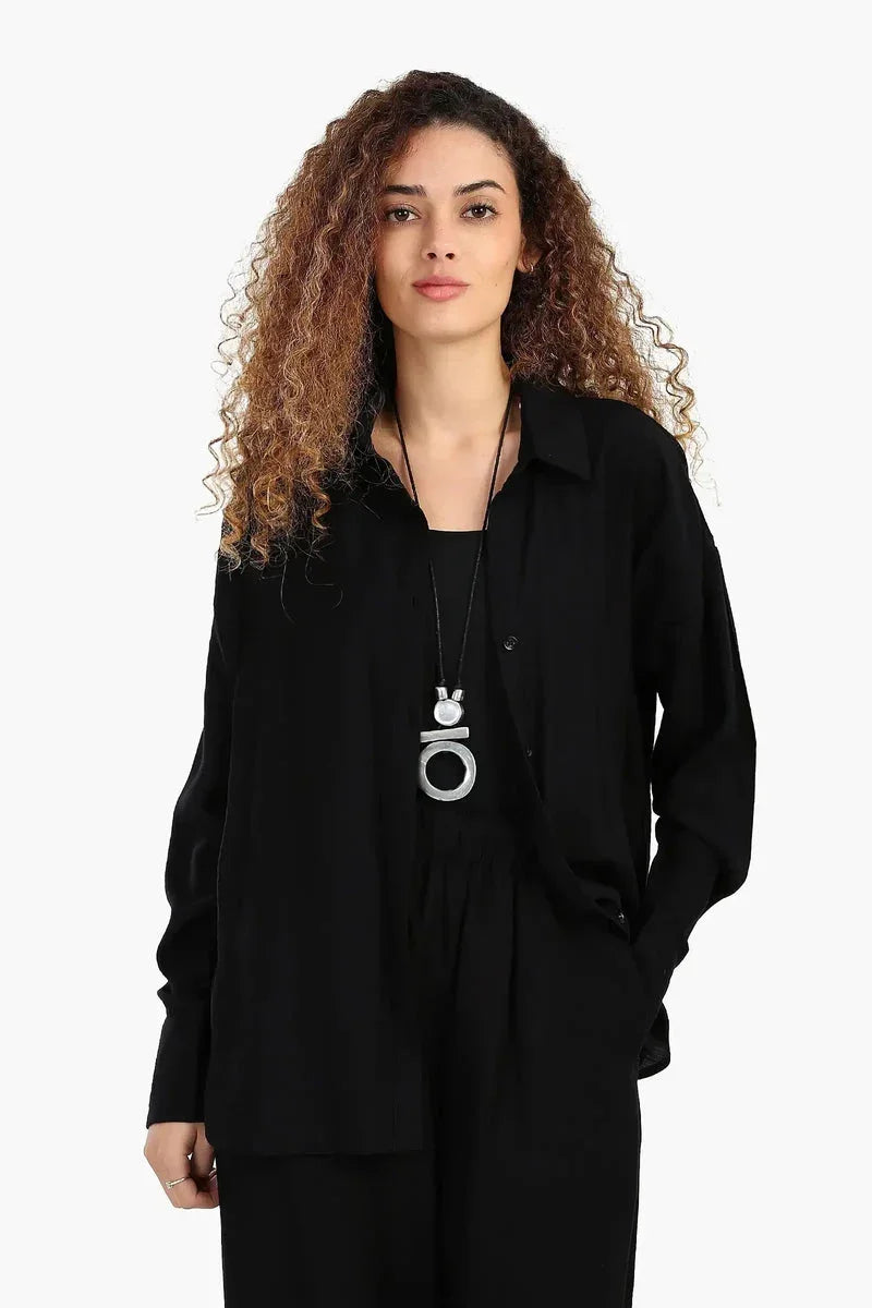 Carina - Dropped Shoulder Lounge Shirt 1