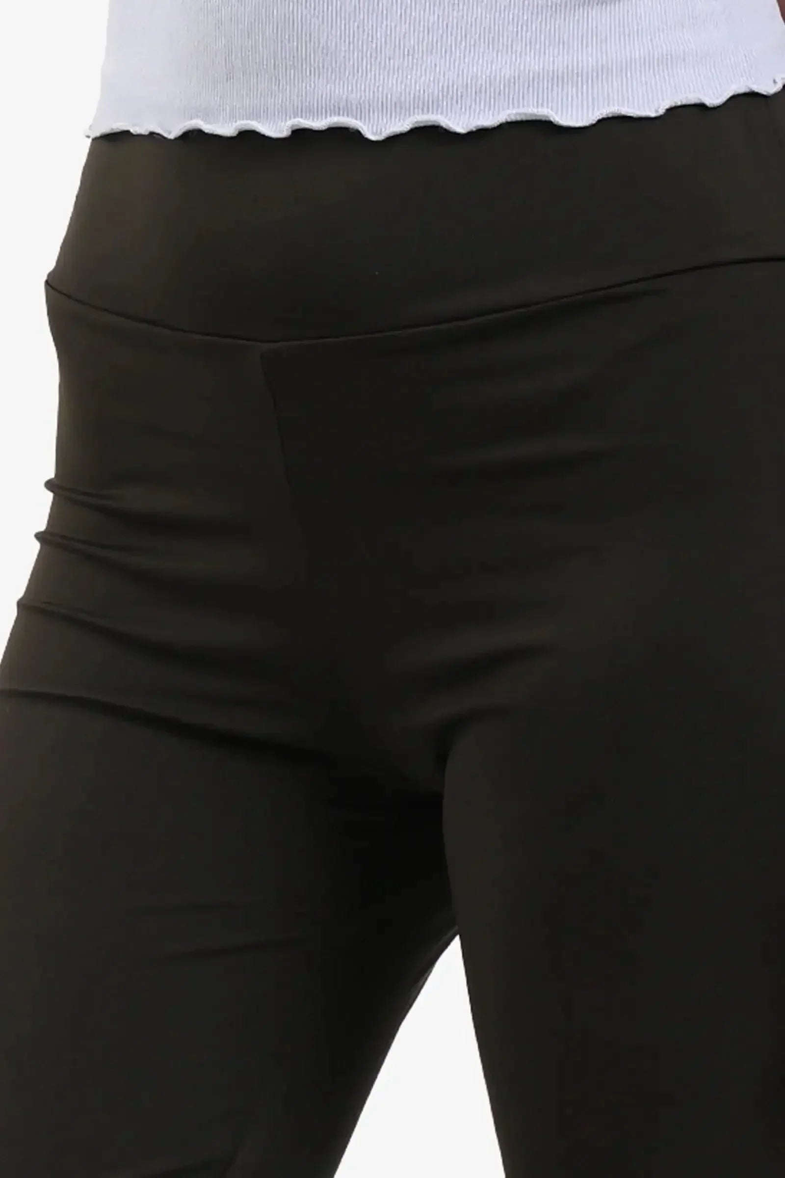 Carina - Black High Rise Flare Pants 4