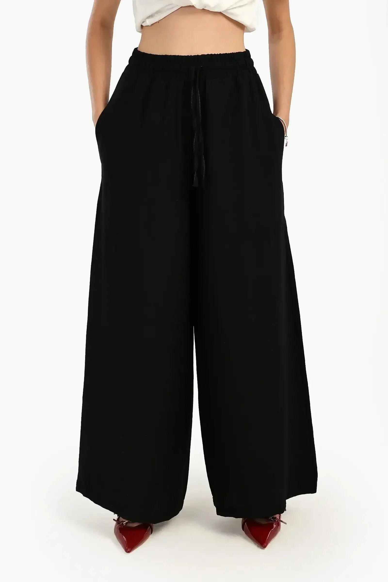 Carina - Linen Wide Leg Pants 9