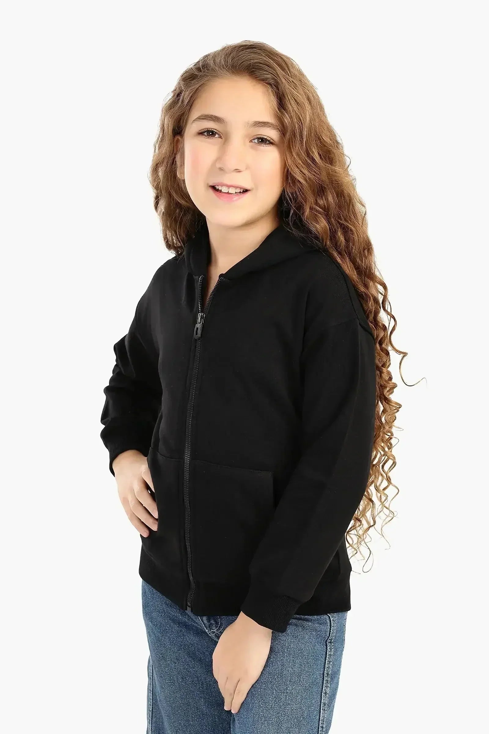 Carina - Girly Hooded Zip-Up Sweatshirt 7
