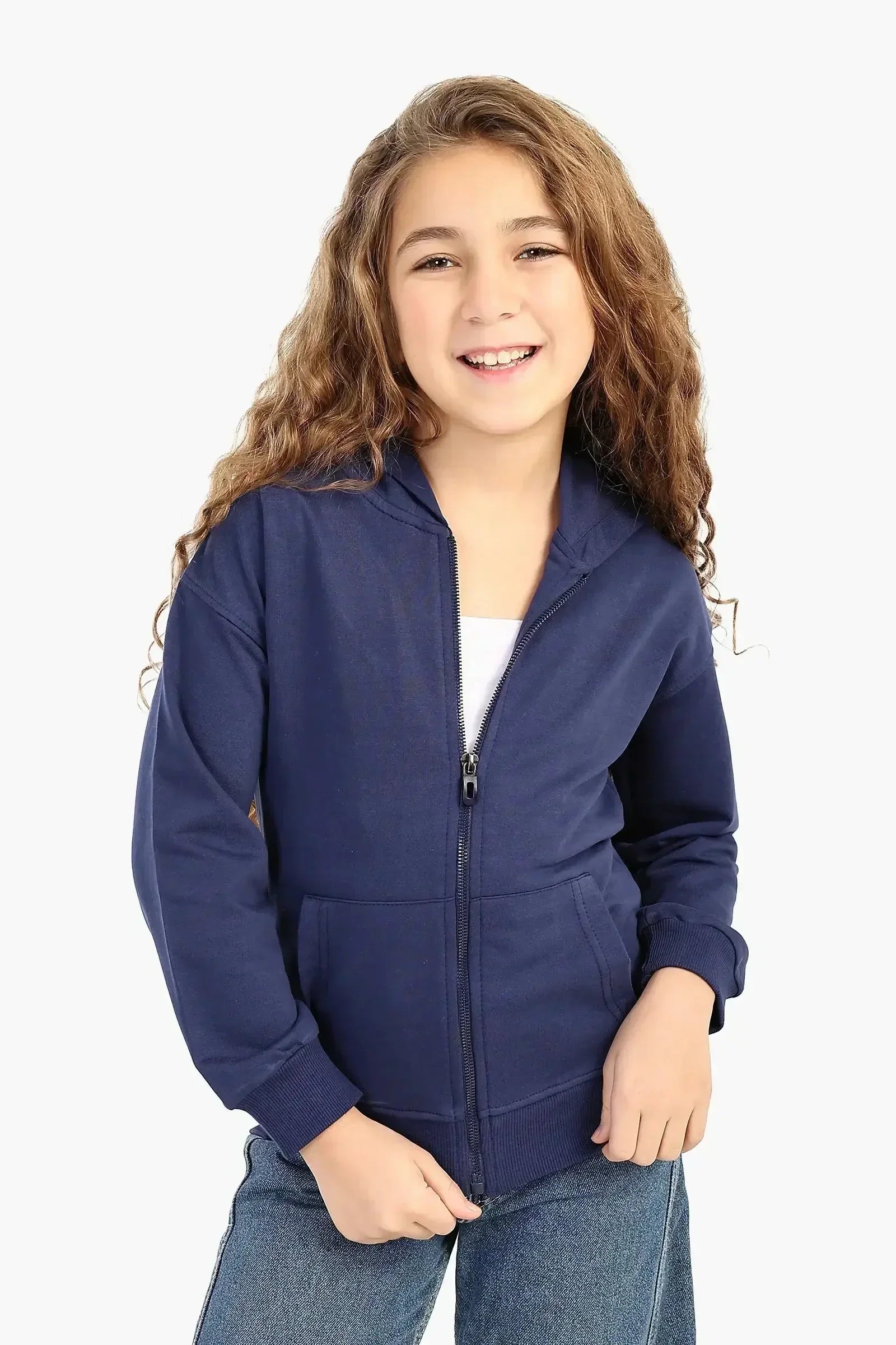 Carina - Girly Hooded Zip-Up Sweatshirt 4