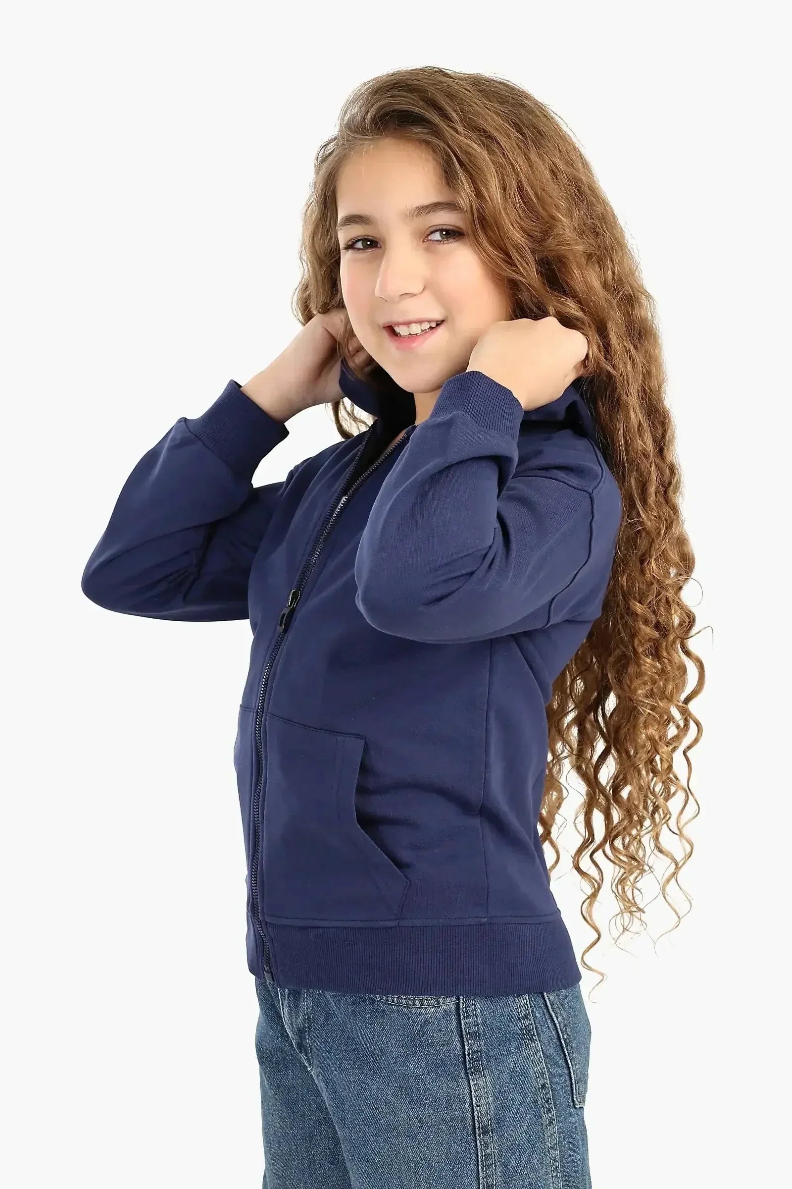 Carina - Girly Hooded Zip-Up Sweatshirt 8