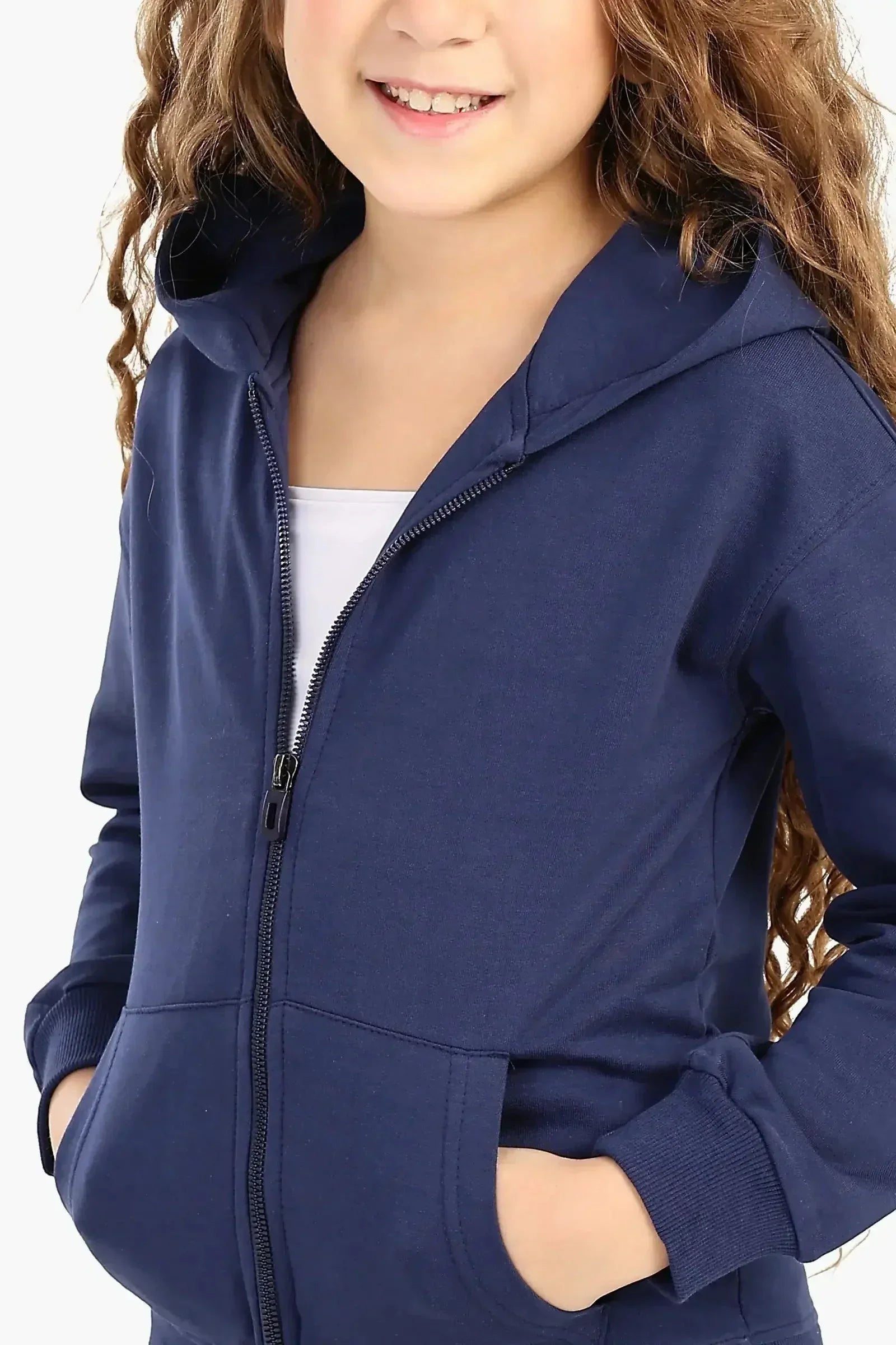 Carina - Girly Hooded Zip-Up Sweatshirt 16