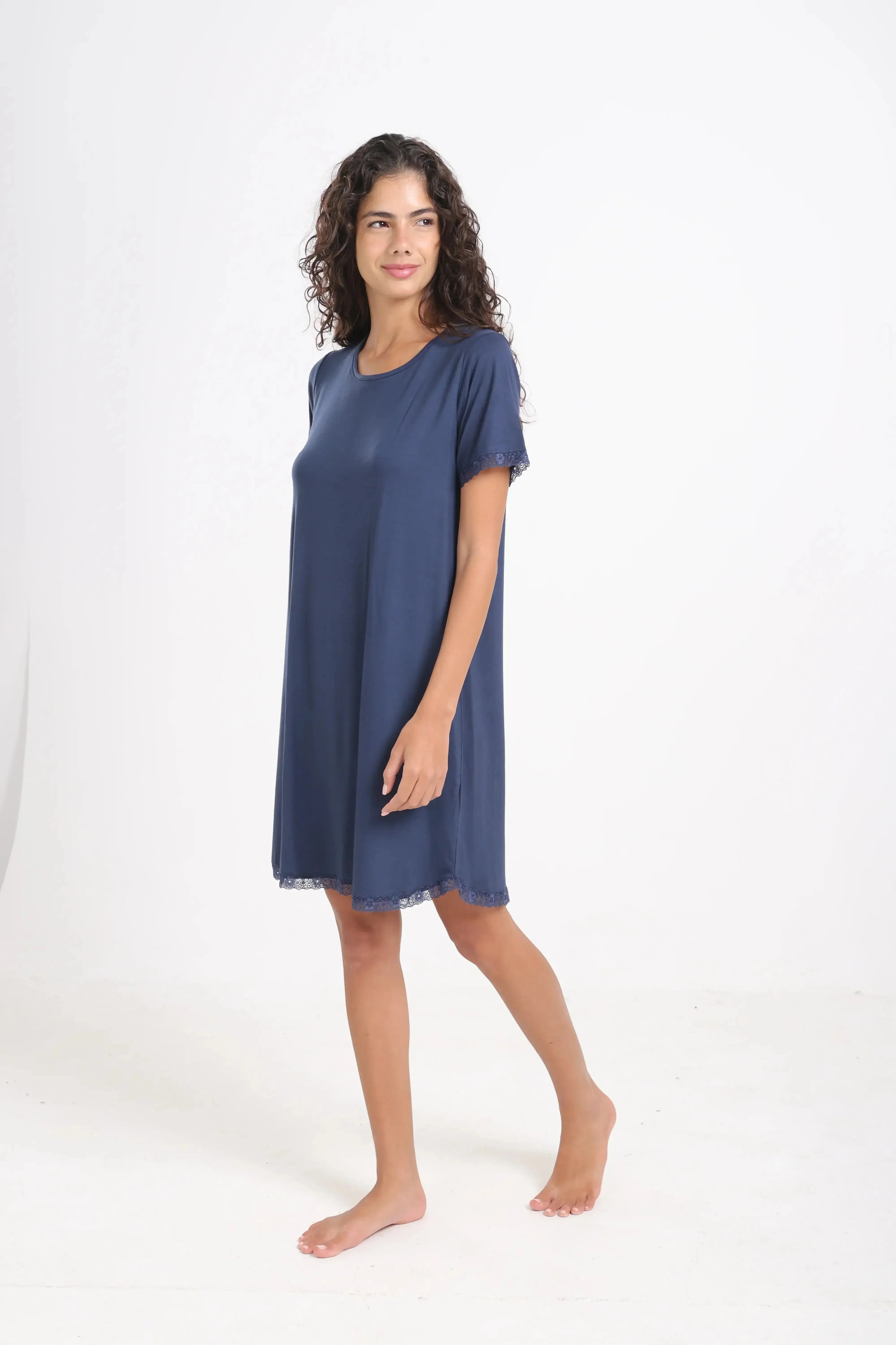 Carina - Lightweight Nightgown with Lace 22