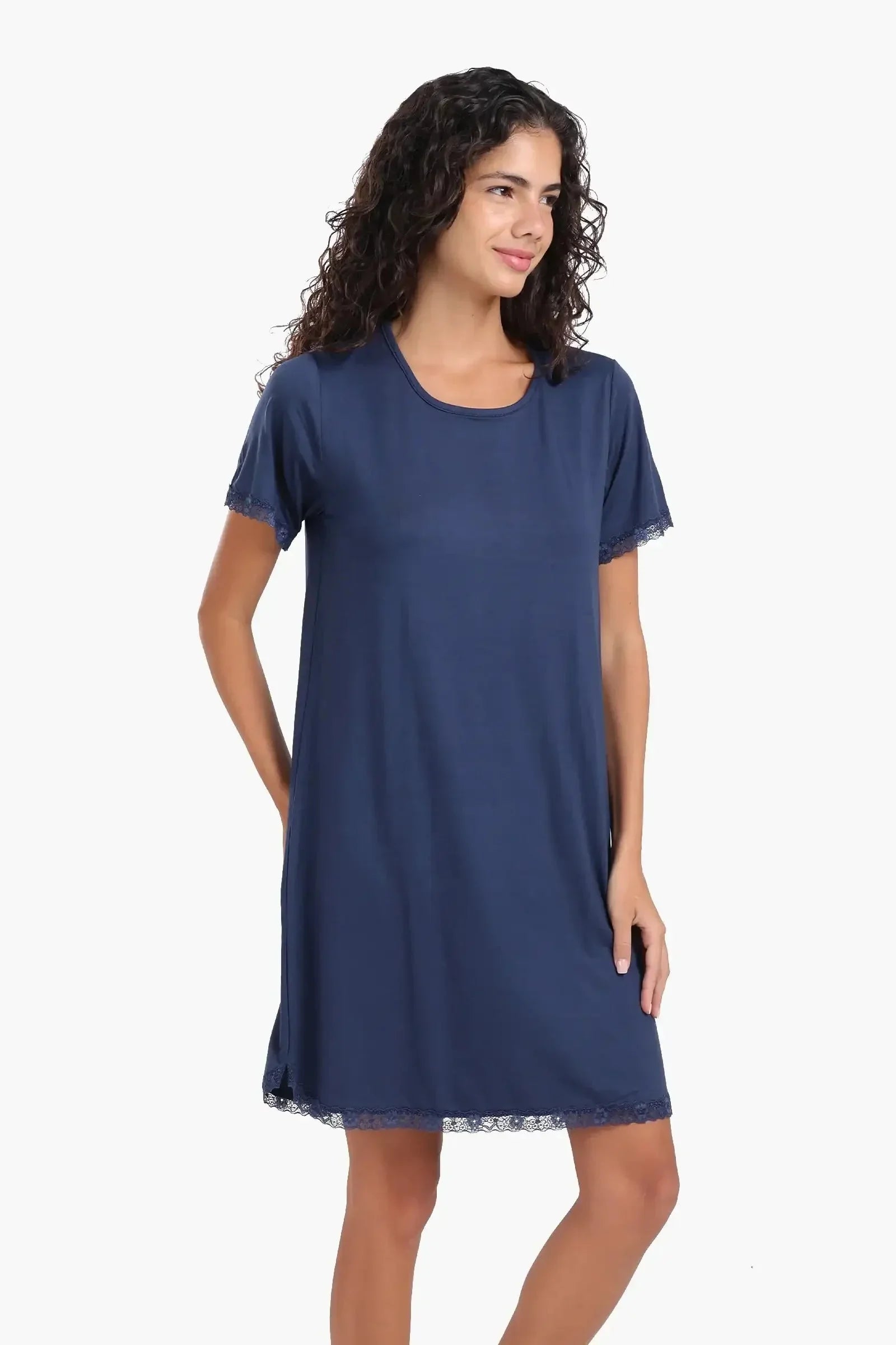 Carina - Lightweight Nightgown with Lace 17