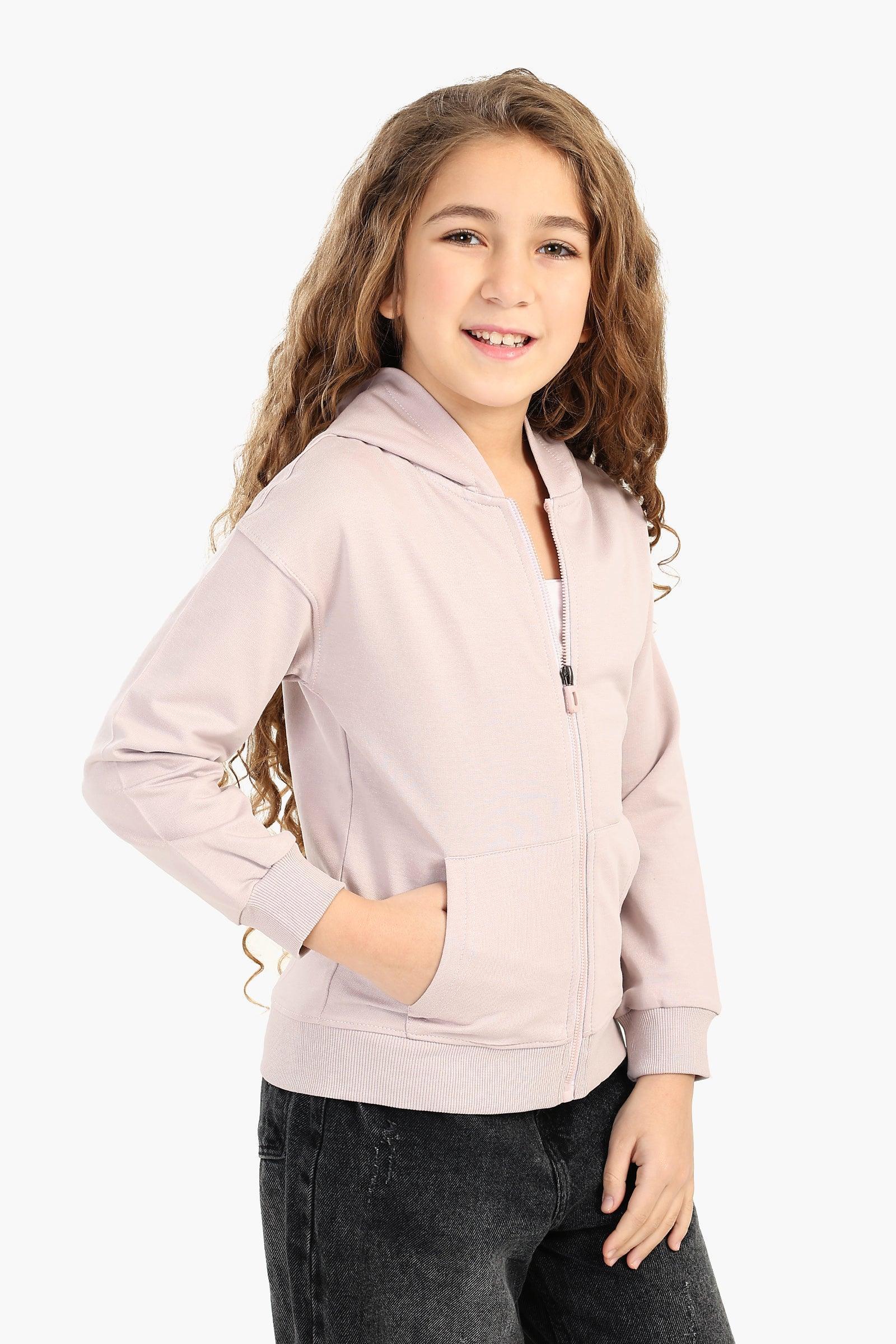 Carina - Girly Hooded Zip-Up Sweatshirt 5