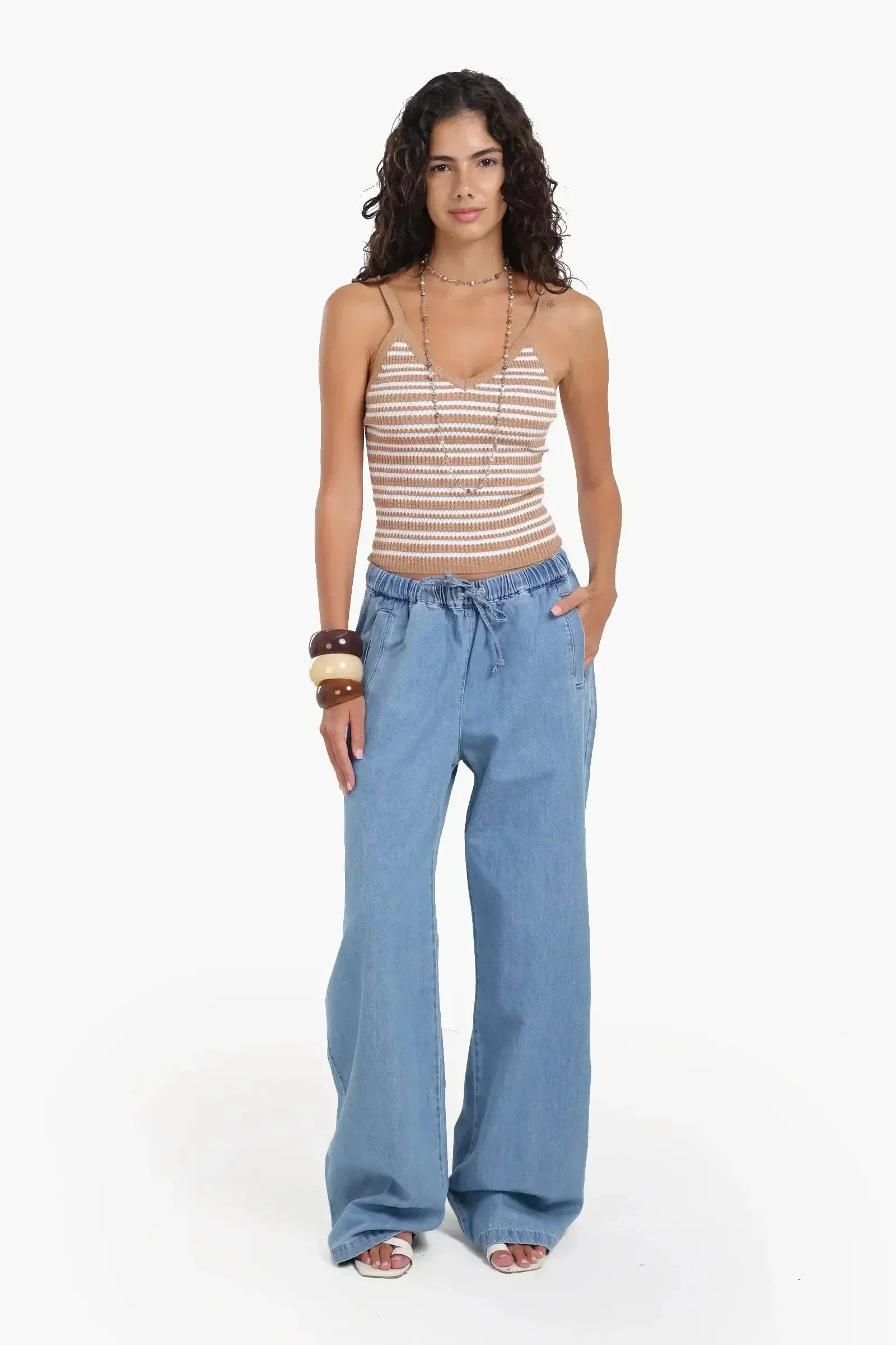 Carina - Slim Fit Striped Top 15