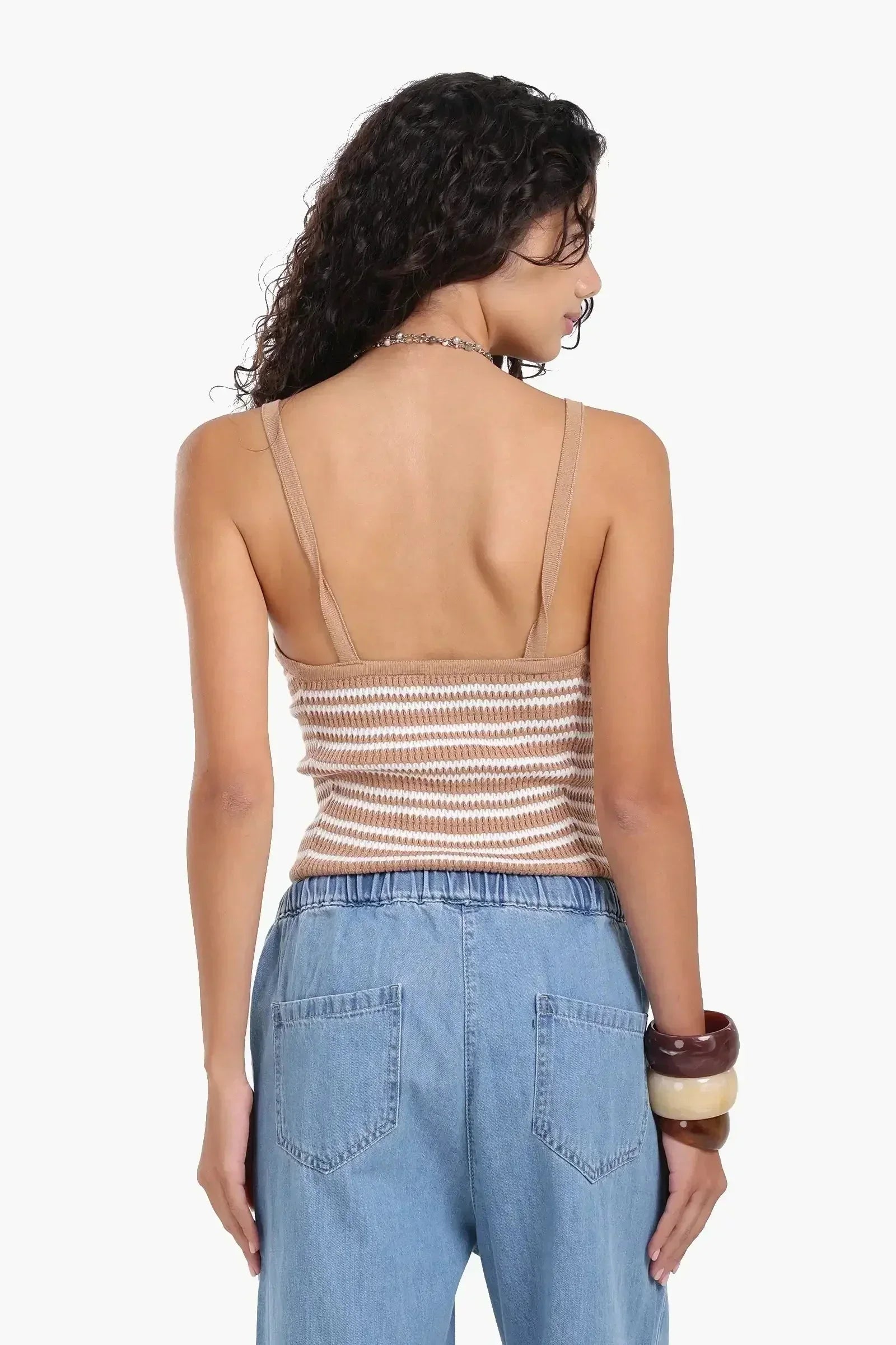 Carina - Slim Fit Striped Top 11
