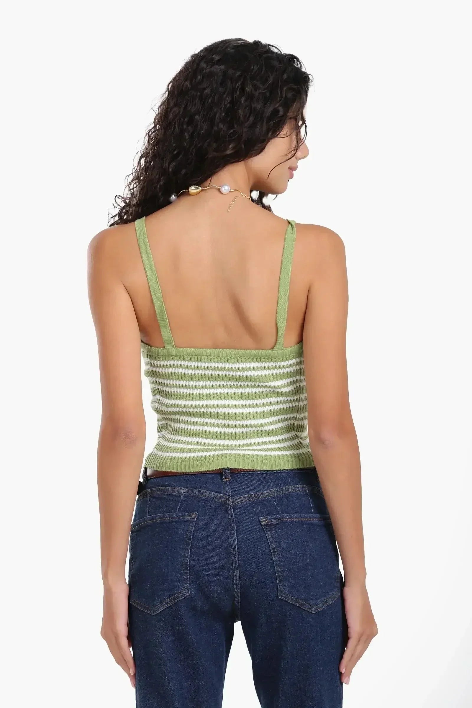 Carina - Slim Fit Striped Top 7