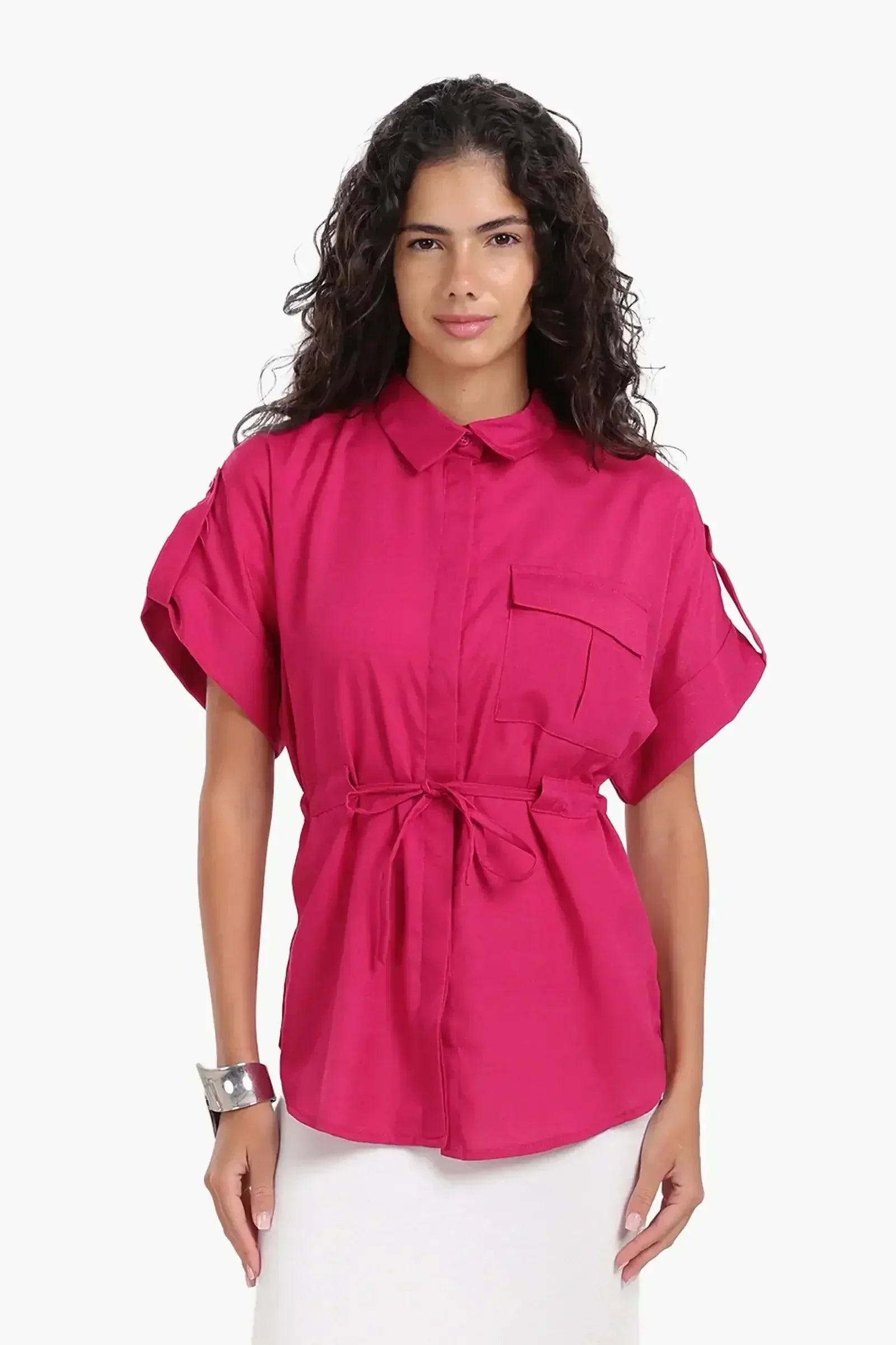 Carina - Lounge Shirt with Drawstring Waist 2