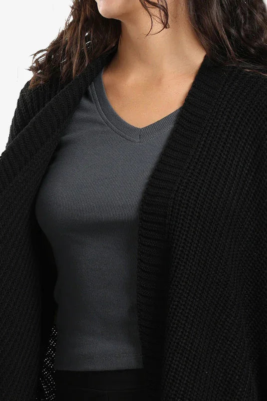 Carina - Knitted Loose Fit Poncho 4